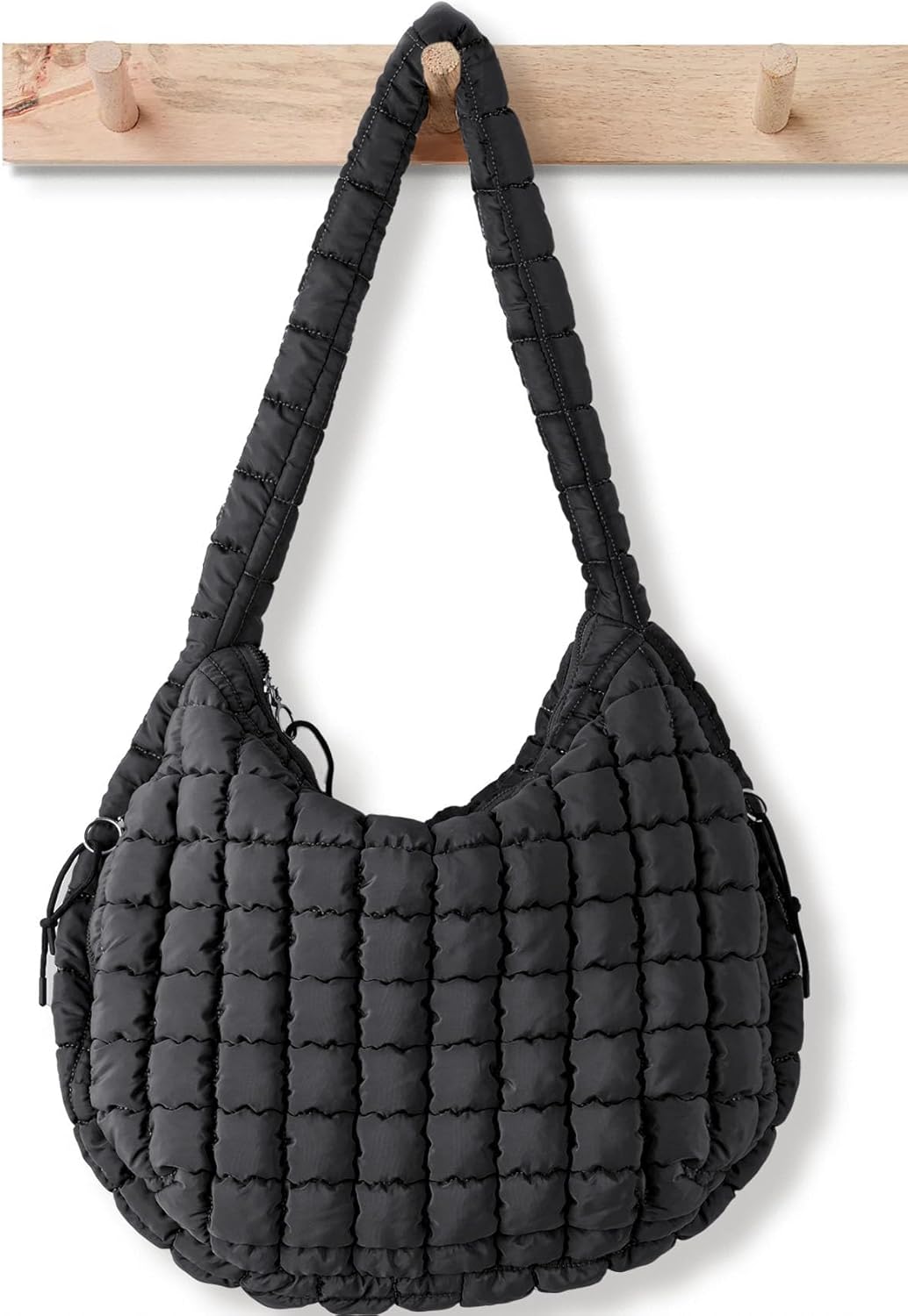 Puffer Tote Bag for Women Large Quilted Tote Bag Quilted Carryall Bag Soft Puffy...