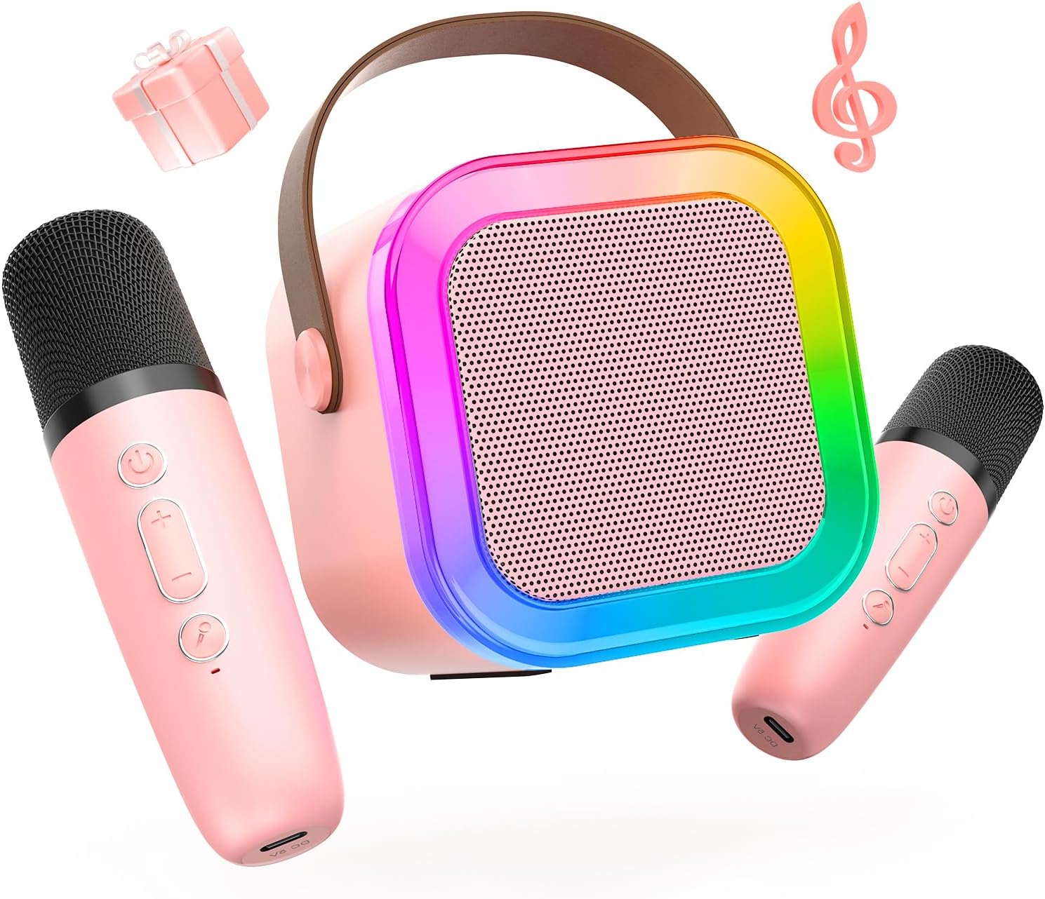 Mini Karaoke Machine for Kids Girls,Toys Birthday Gifts for Ages 4 5 6 7 8+ Year...