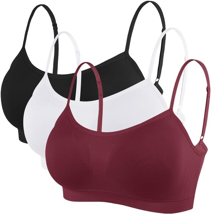 Litthing Women Sports Bra Seamless Comfort Bras Padded Ladies Tops Adjustable St...