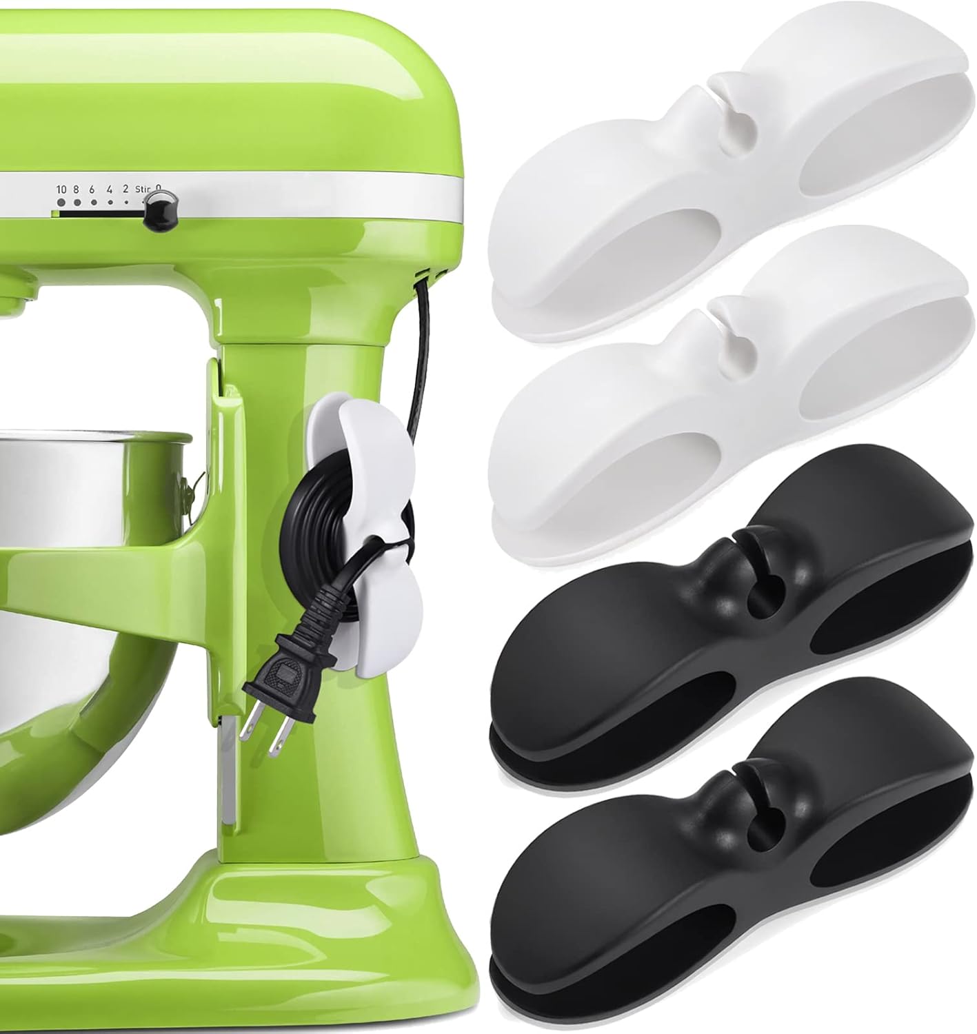 Cord Organizer for Appliances, 4PCS Kitchen Appliance Cord Winder Cable Organize...