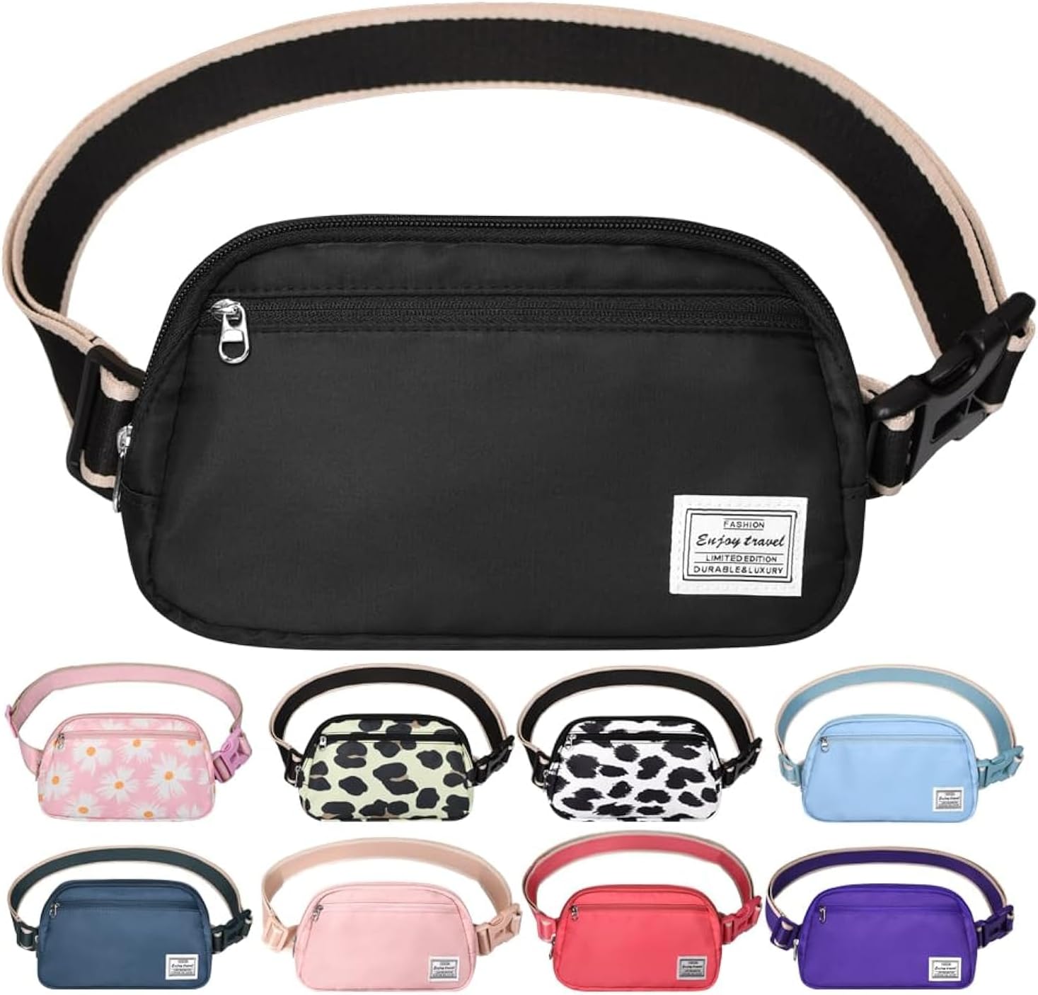 DMLuna Small Crossbody Bags for Women Trendy, Lightweight Waist Pack for Women &...