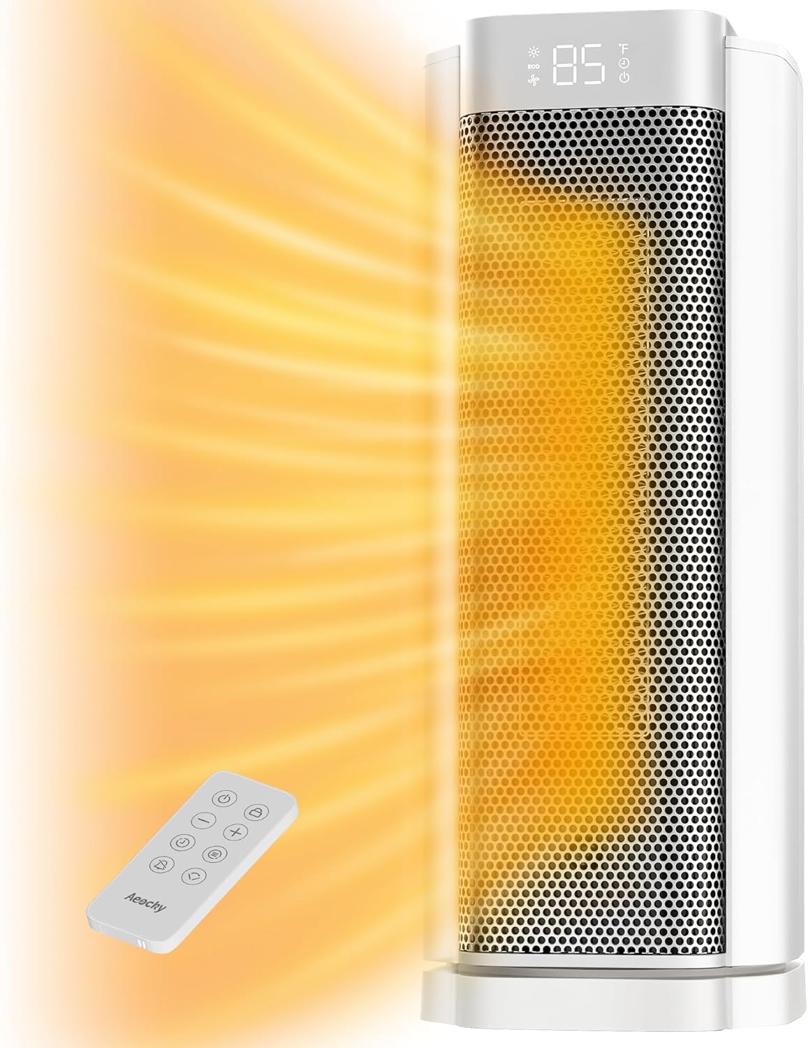3rd-Gen AEOCKY Space Heater with AI Thermostat, 1500W PTC Electric Heaters for I...