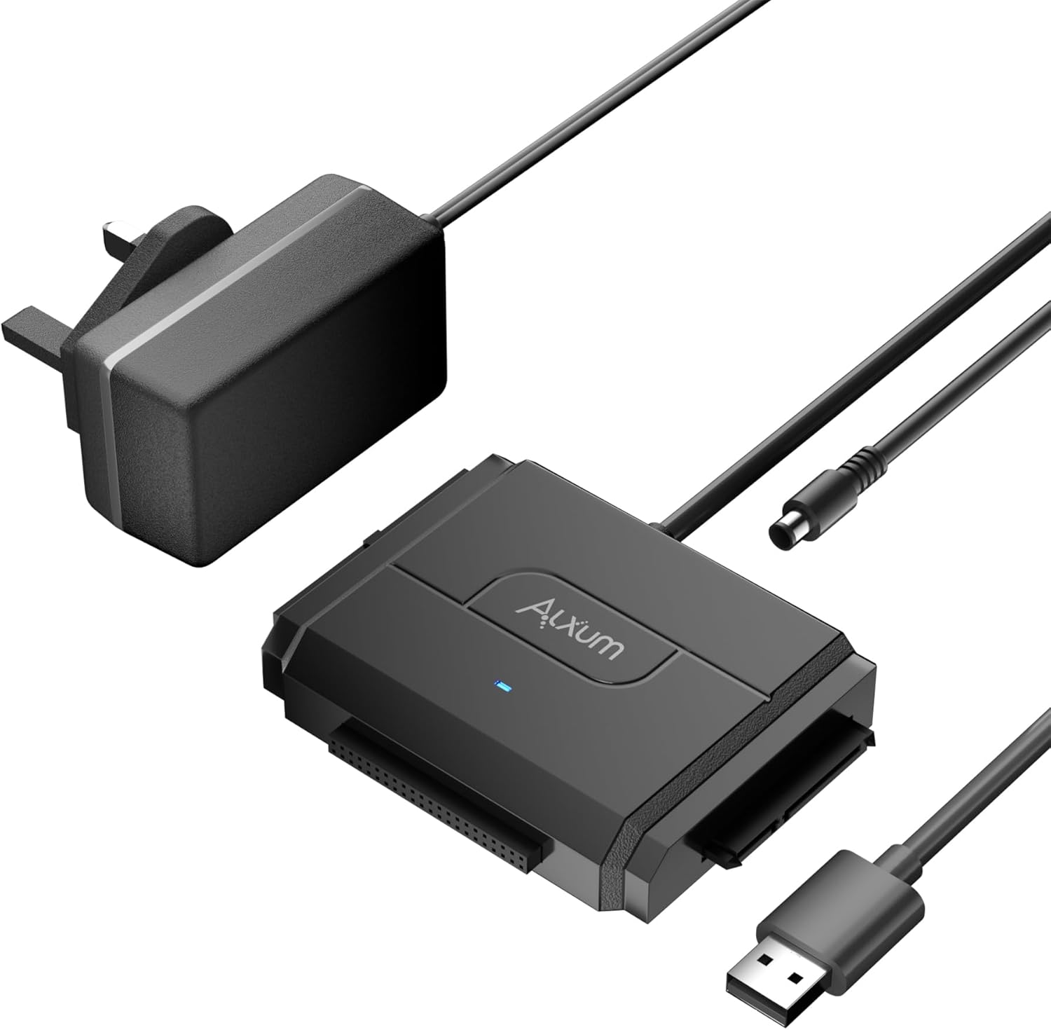 Alxum IDE to USB Adapter, SATA IDE Hard Drive Reader Cable for 2.5/3.5 inch IDE...