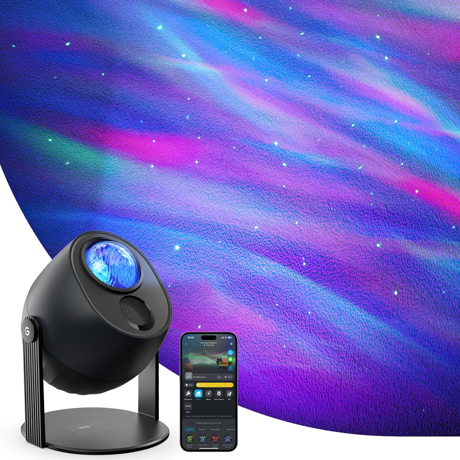 Govee Star Light Projector, Aurora Light Projector Works with Matter, Alexa and...