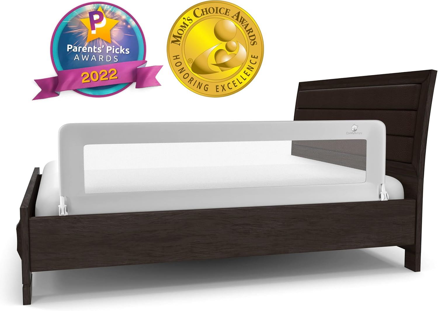 ComfyBumpy 59 inch Extra Long Toddler Bed Rails - Baby Bed Rail Guard for Kids,...