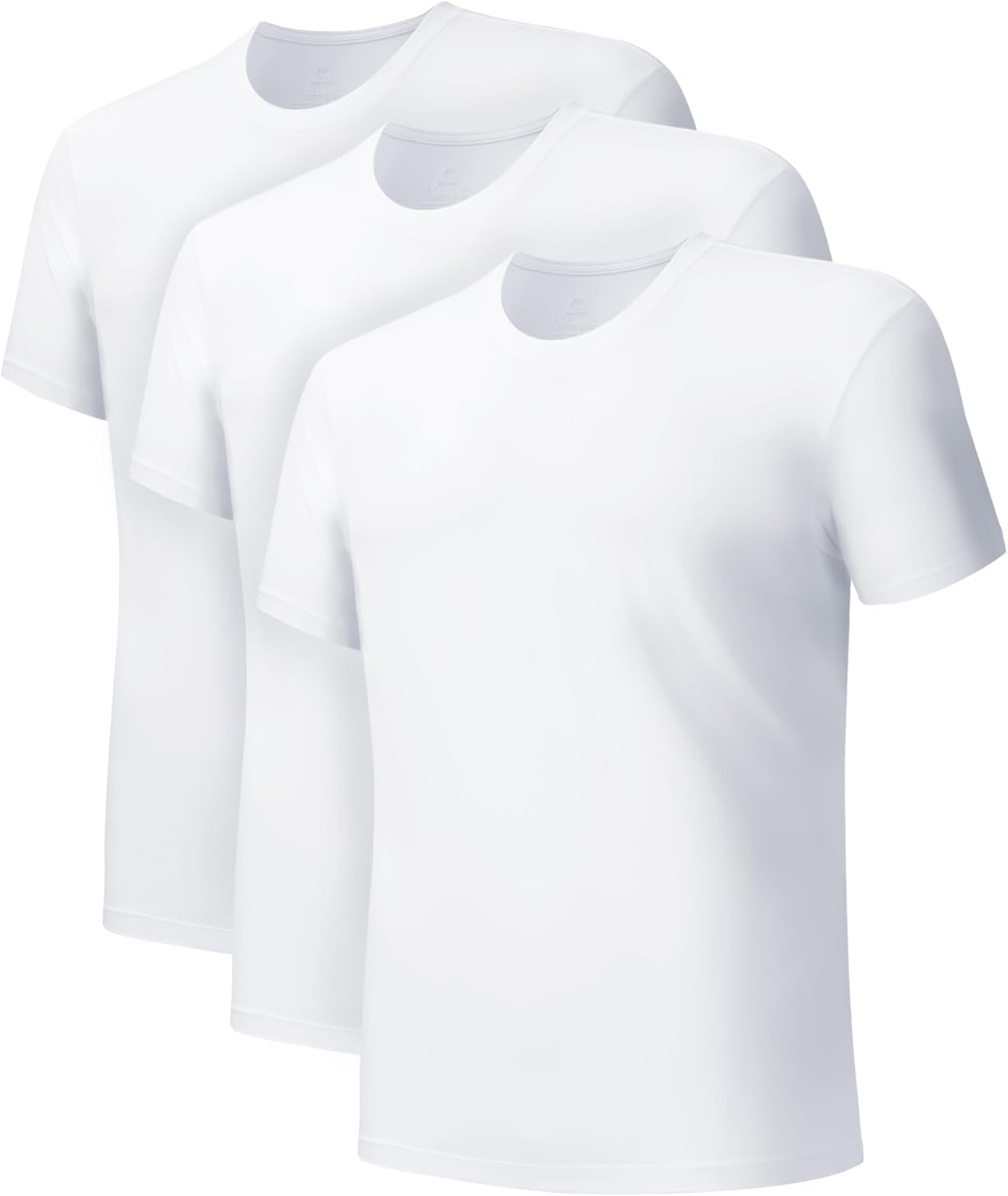 DAVID ARCHY Men's Undershirts Micro Modal Ultra Soft T-Shirts Stretch Moisture-W...