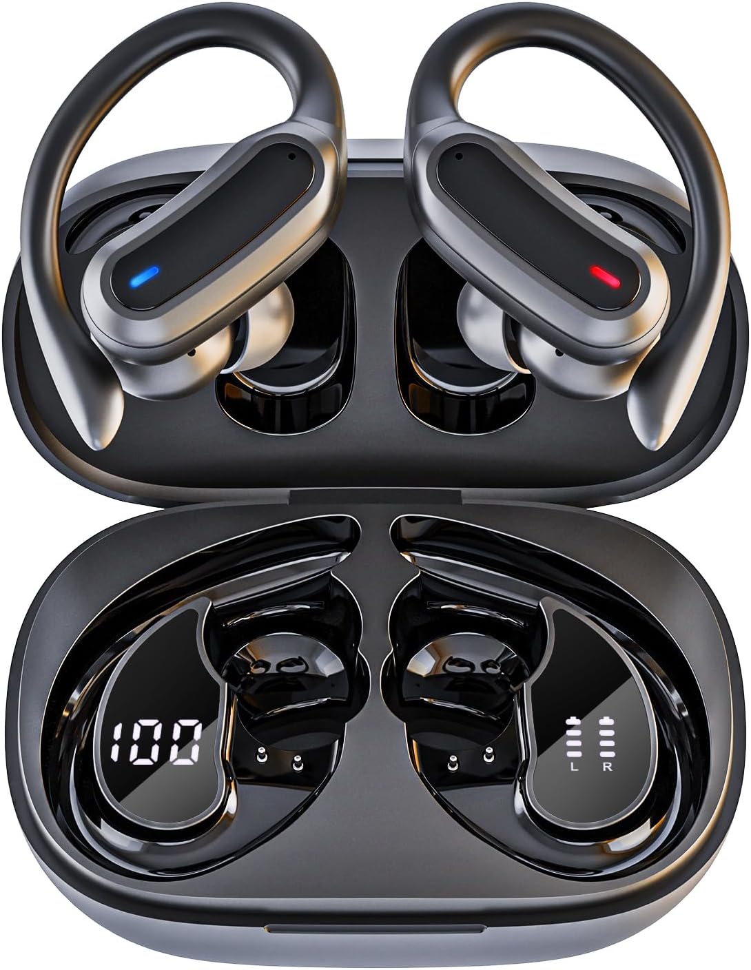 Wireless Earbuds Bluetooth Headphones, Bluetooth 5.3 Stereo over Ear Buds,Noise...
