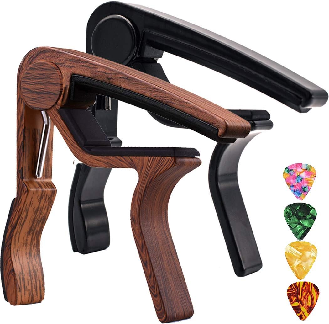 Guitar Capo Acoustic Capo Guitar Clamp for Acoustic Electric Bass Guitar Ukulele...