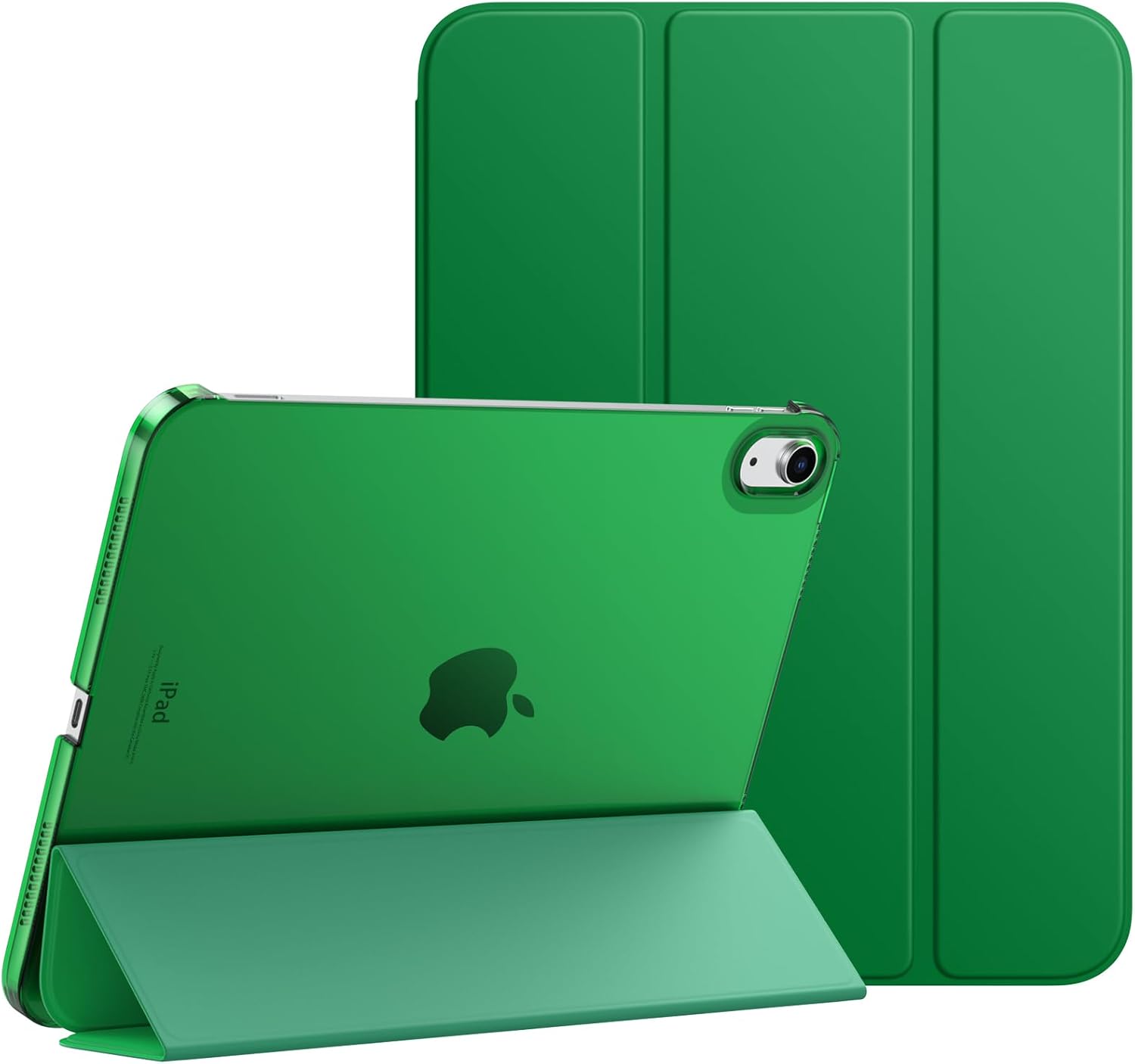 MoKo for iPad 10th Generation Case 2022, Slim Stand Hard PC Translucent Back She...