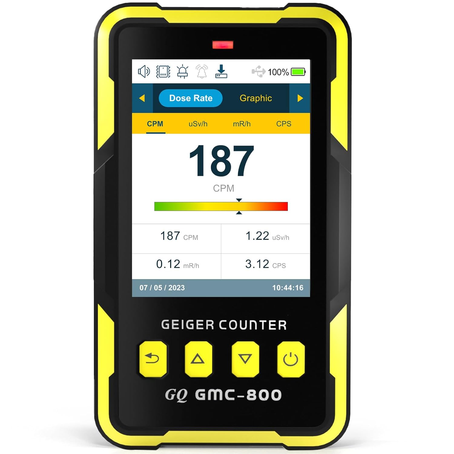 Nuclear Radiation Detector GQ GMC-800 Geiger Counter USA Design Product US Natio...