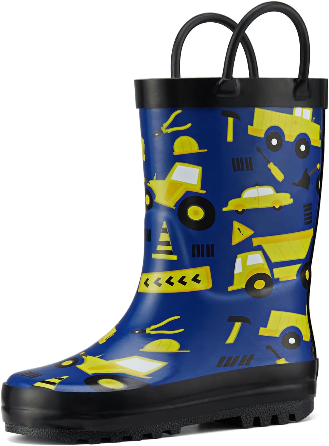HISEA Rubber Rain Boots for Toddlers and Kids Boys Girls Lightwight Waterproof w...