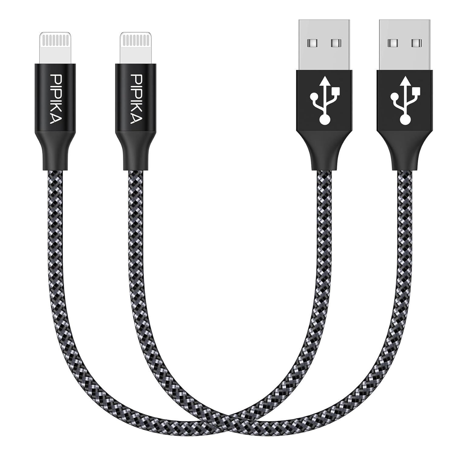 PIPIKA iphone Charger Cable Short 0.5M 2Pack [Apple Mfi Certified] Fast Charger...