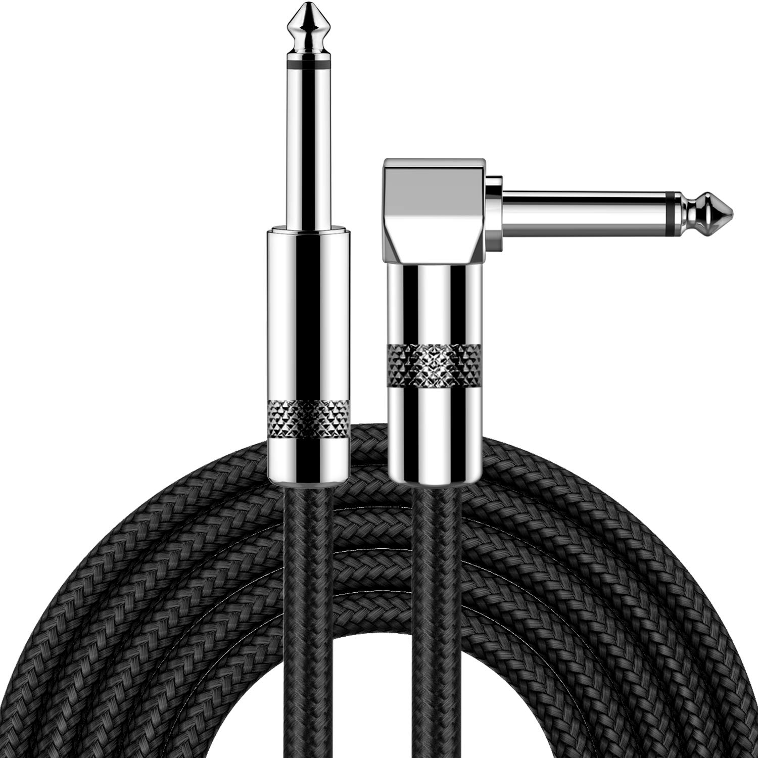 New bee Guitar Cable 1.8m/6ft Electric Guitar Instrument Cable Bass AMP Cord 1/4...