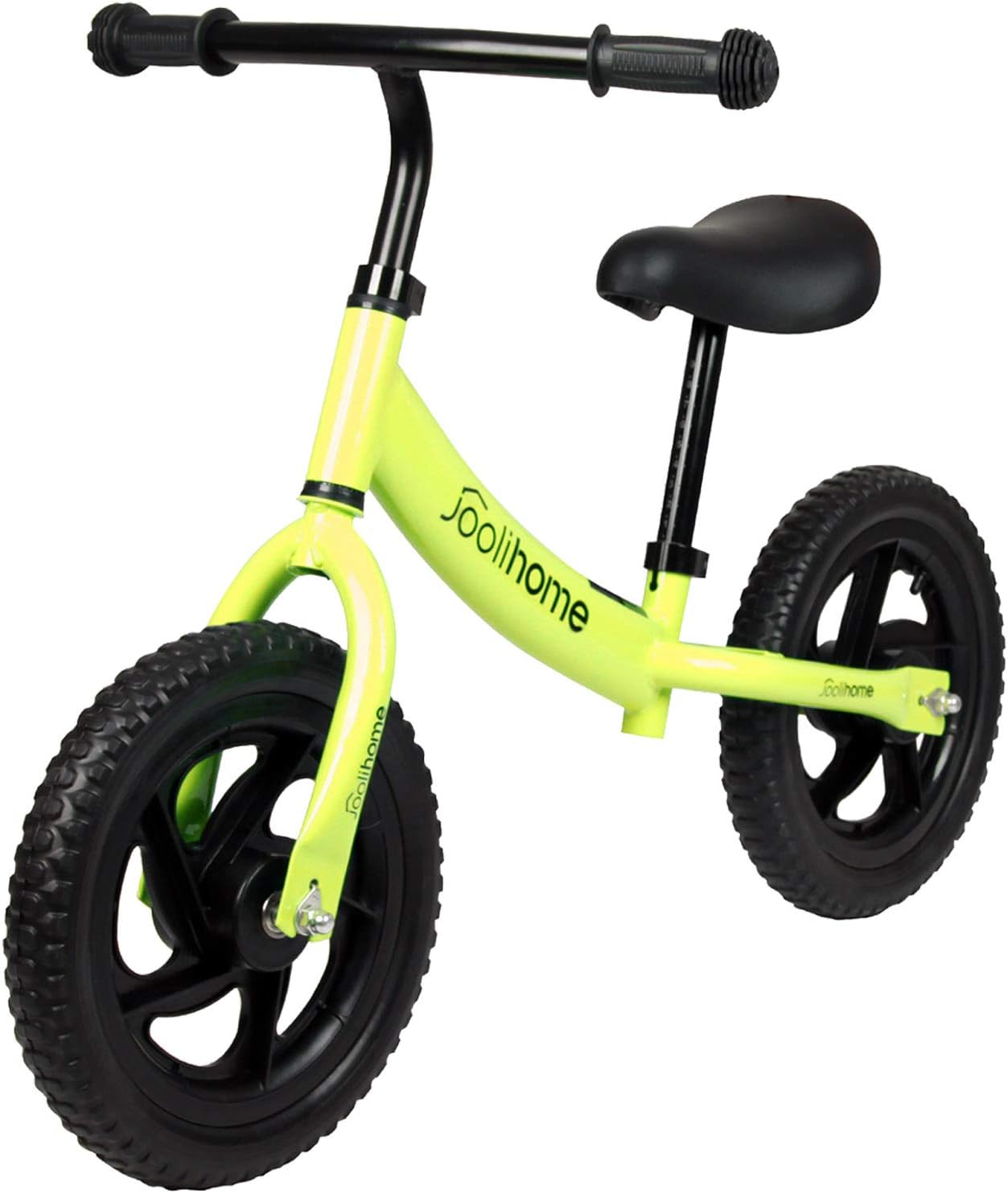12" Balance Bike Carbon Steel Frame No Pedal Walking Balance Bike Training Bicyc...