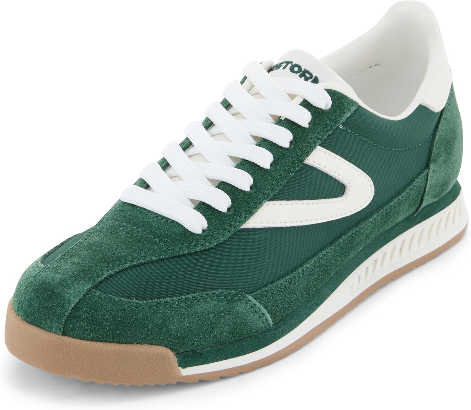 TRETORN Women's Rawlins Casual Lace-Up Sneakers 8.5 Green/Green