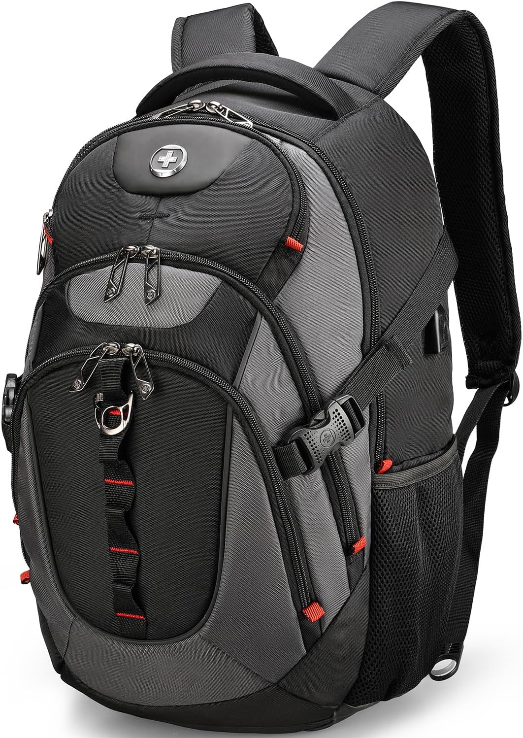 Swissdigital Design Business Laptop Backpack with Smart USB Charging Port, Trave...