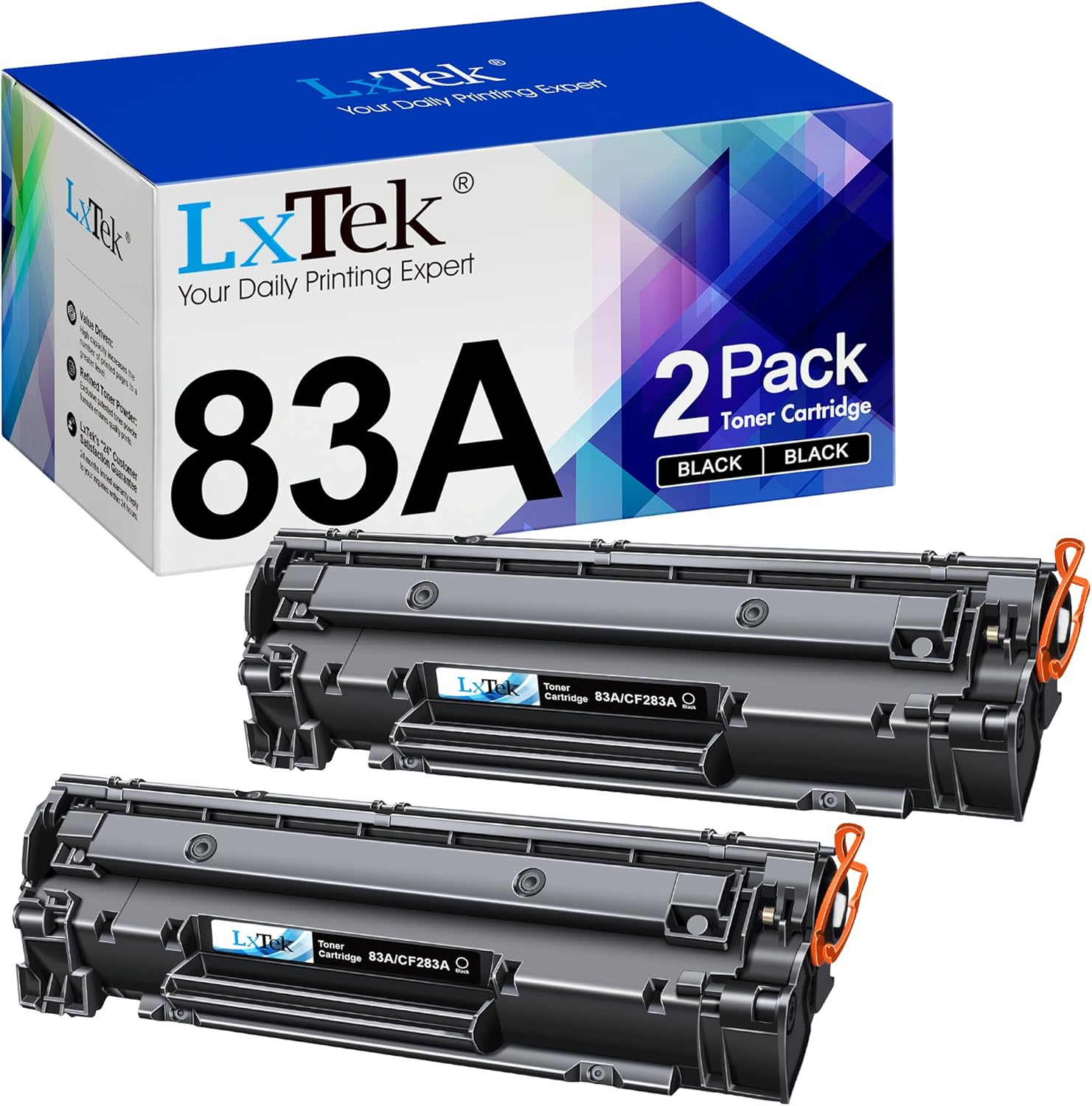 LxTek Compatible Toner Cartridge 83A Replacement for HP 83A CF283A Compatible wi...