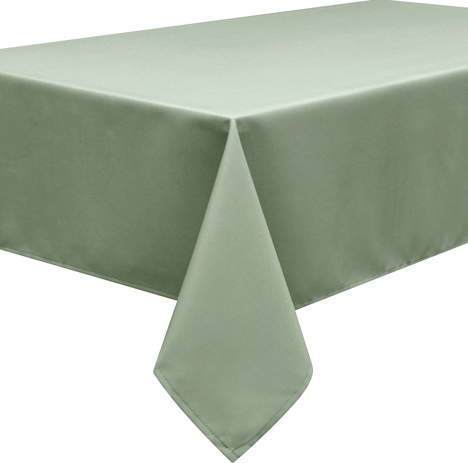 Home Direct Large Rectangular Fabric Tablecloth 140x200cm 55"x78" Sage Green