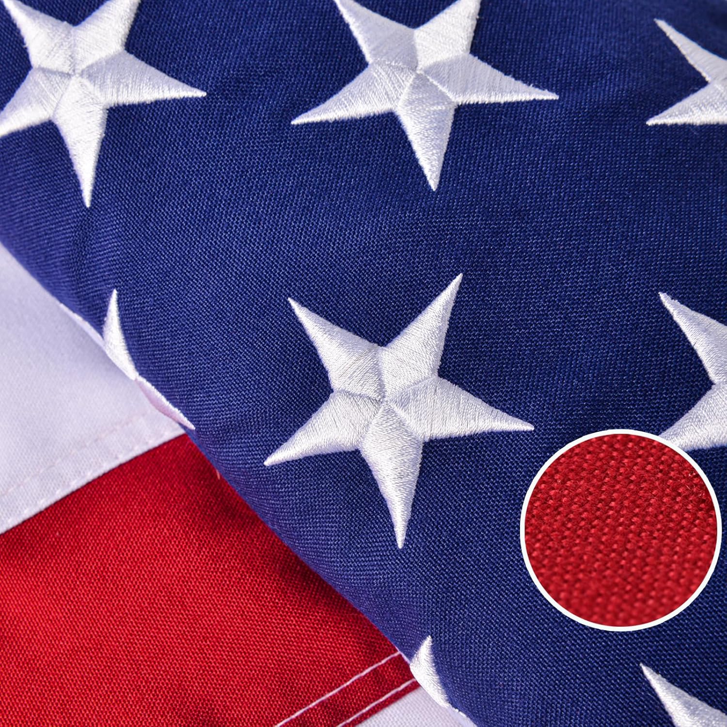 American Flags for Outside 3x5 FT Ultra Durable Tear-Resistant Series, Made From...