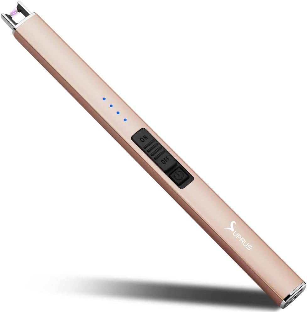 SUPRUS Electric Lighter Arc Windproof Flameless USB Lighter Rechargeable Lighter...