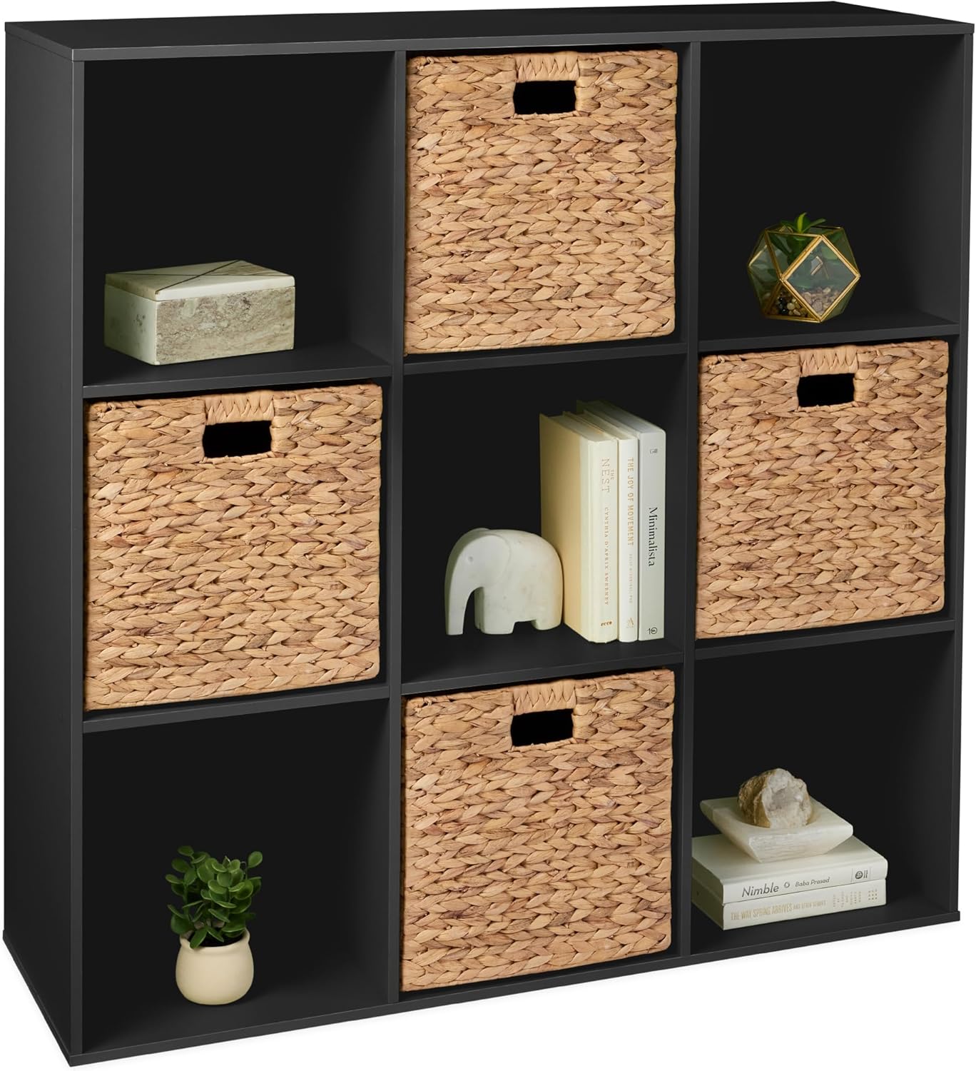 Best Choice Products 9-Cube Storage Organizer, 13.5in Shelf Opening, Bookcase, D...