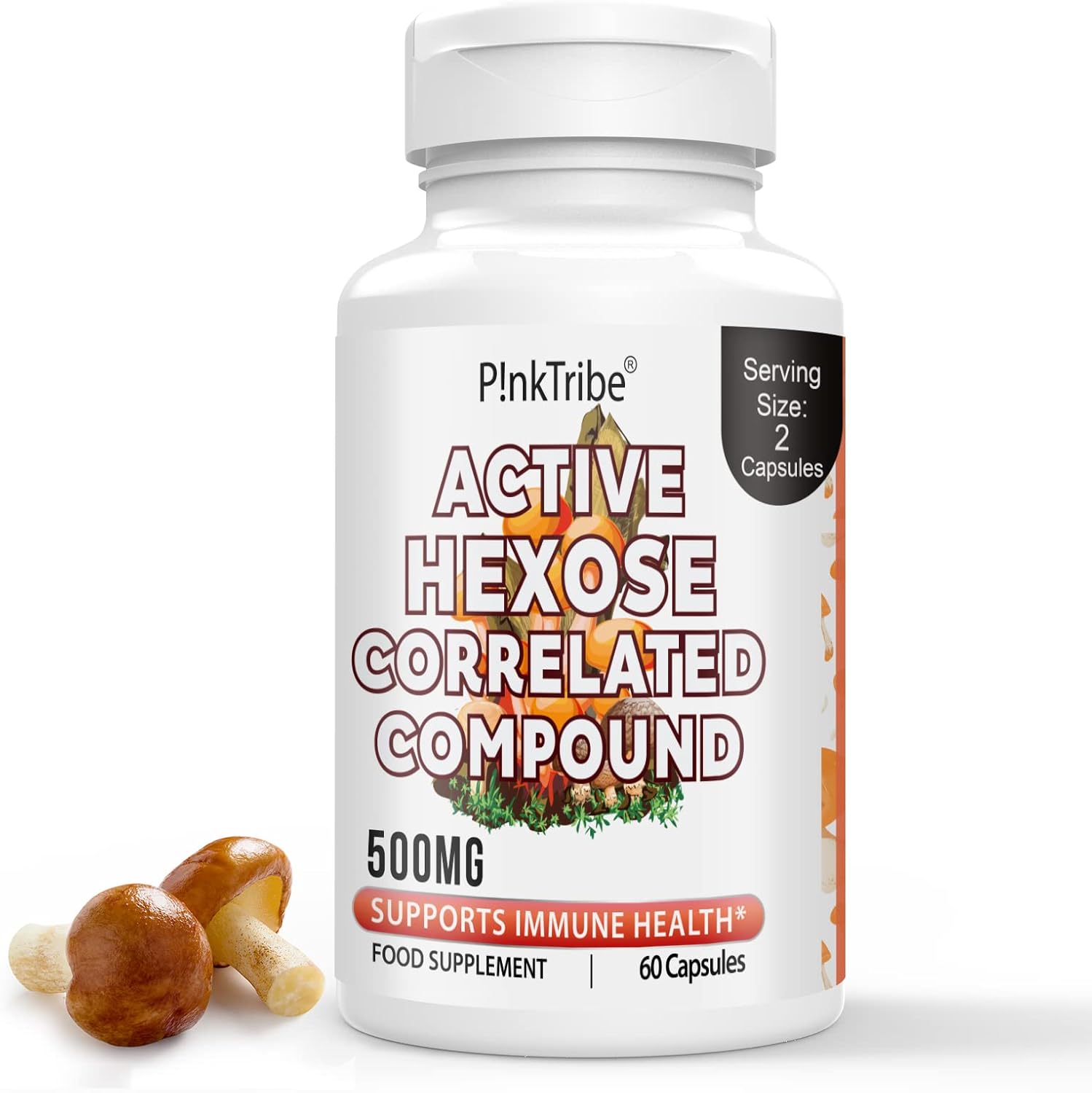 Active Hexose Correlated Compound 500mg - Supports Immune Health, Liver Function...