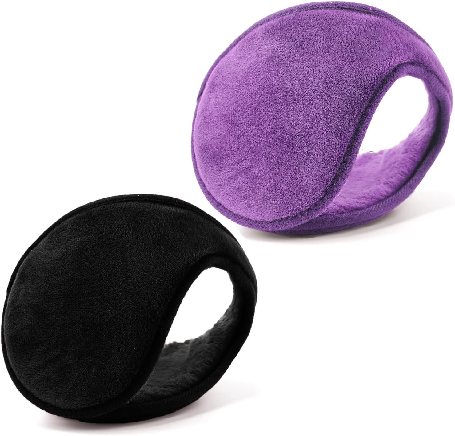 YQXCC Ear Warmers for Men & Women Classic Fleece Unisex Winter Warm Earmuffs Bla...