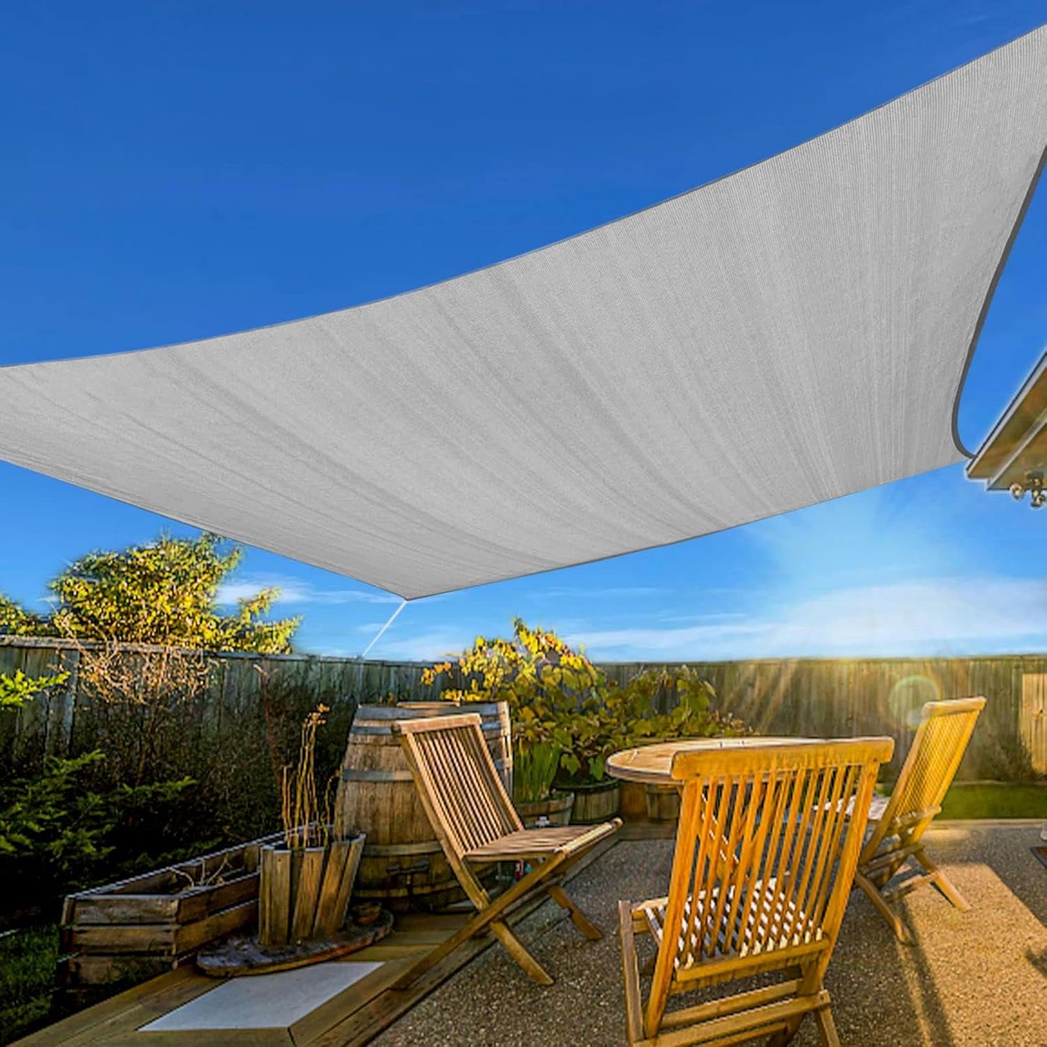 Artpuch Sun Shade Sails Canopy, 185GSM Shade Sail UV Block for Patio Garden Outd...