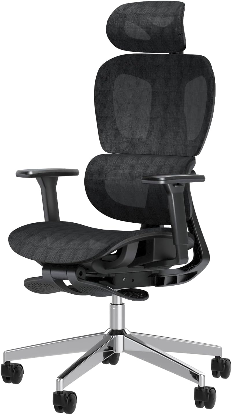 Ergonomic Mesh Office Chair with 3D Adjustable Armrest,High Back Desk Computer C...