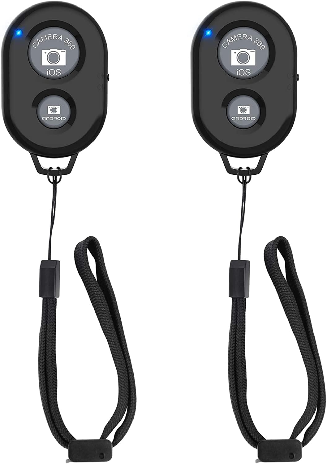 Wireless Camera Remote Shutter for Smartphones (2 Pack), zttopo Wireless Phone C...