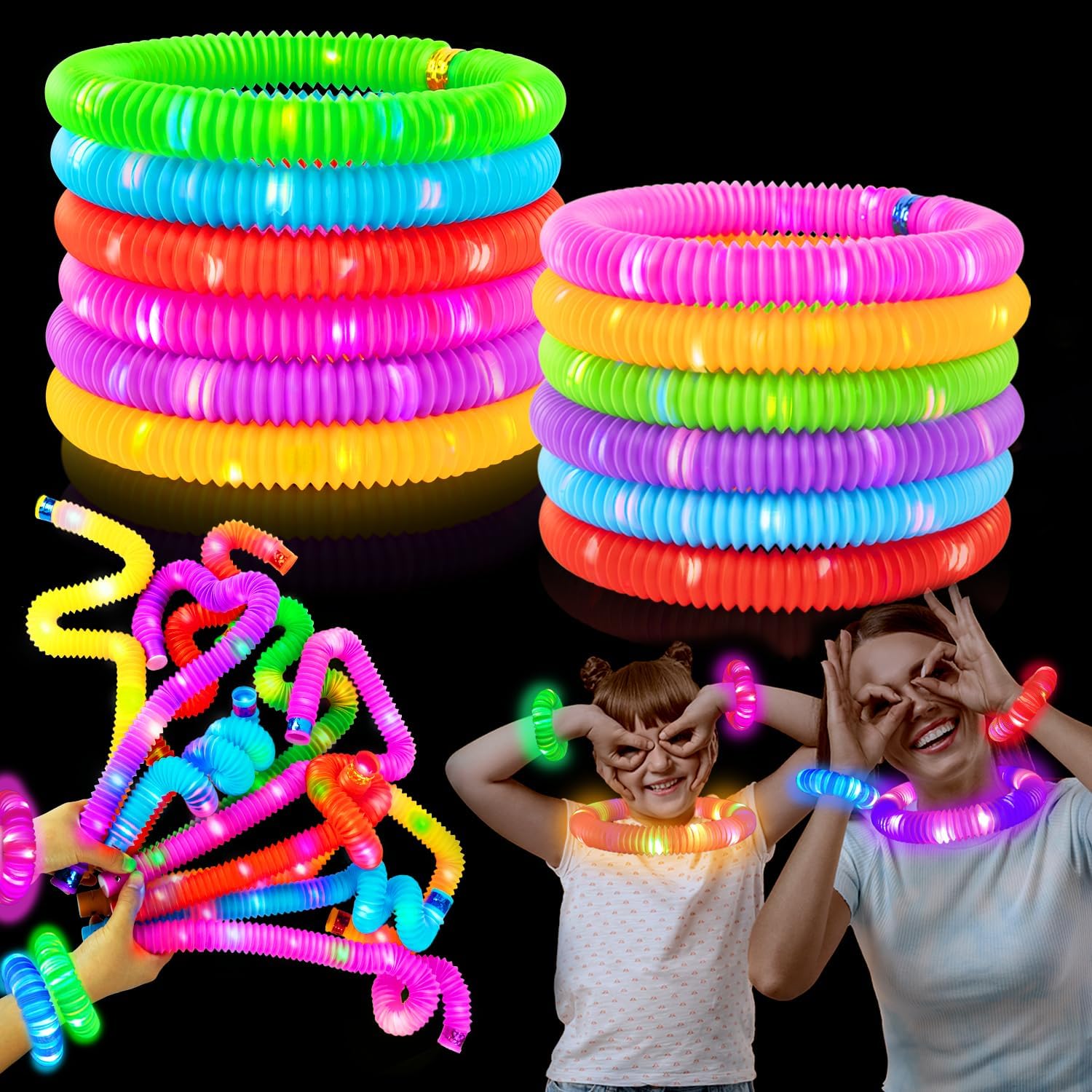 Glow Sticks Party Pack 12 PCS-Glow in Dark Party F...