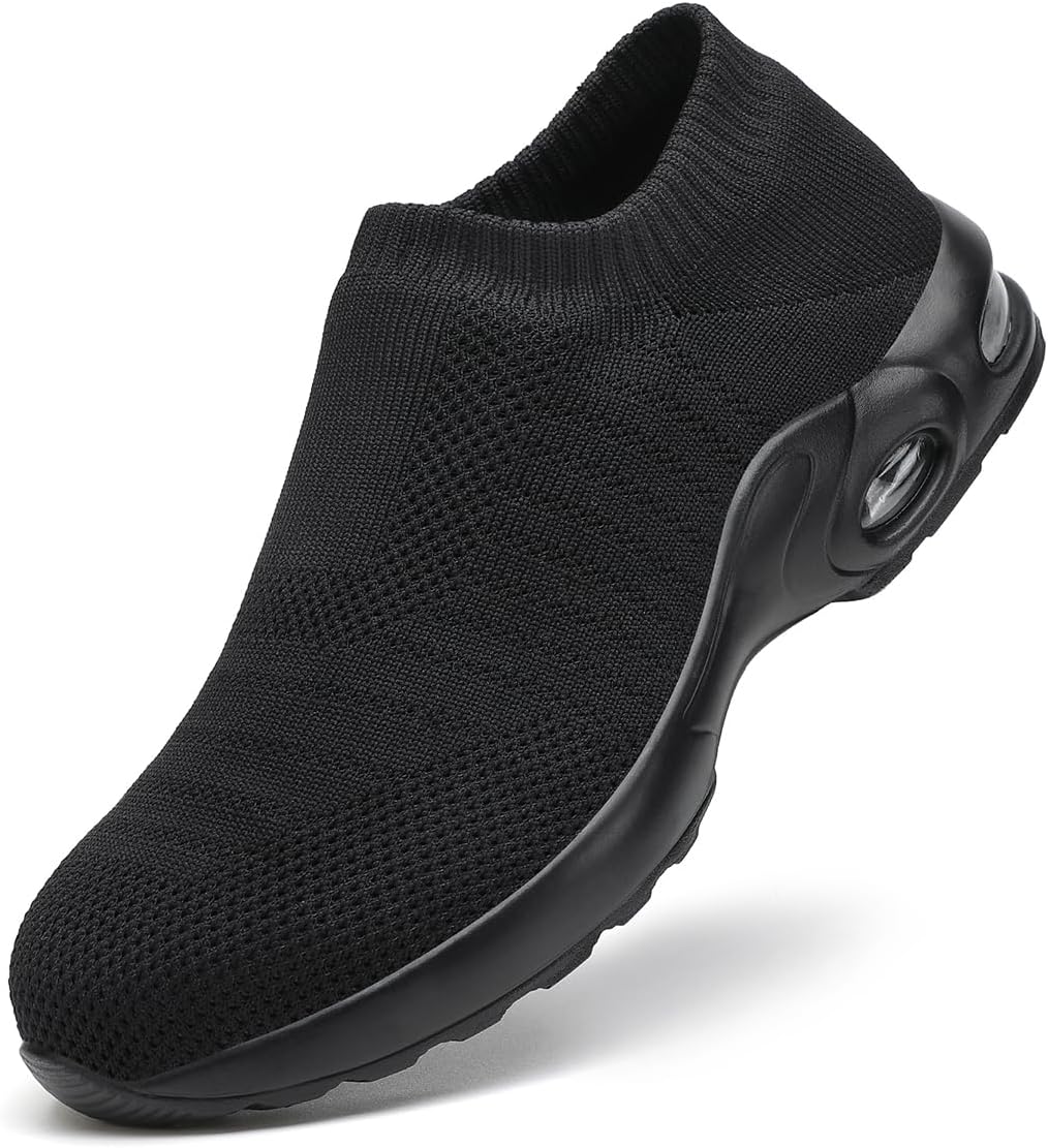 LUPWEE Safety Trainers Slip Resistant Steel Toe Cap Trainers for Women, Lightwei...