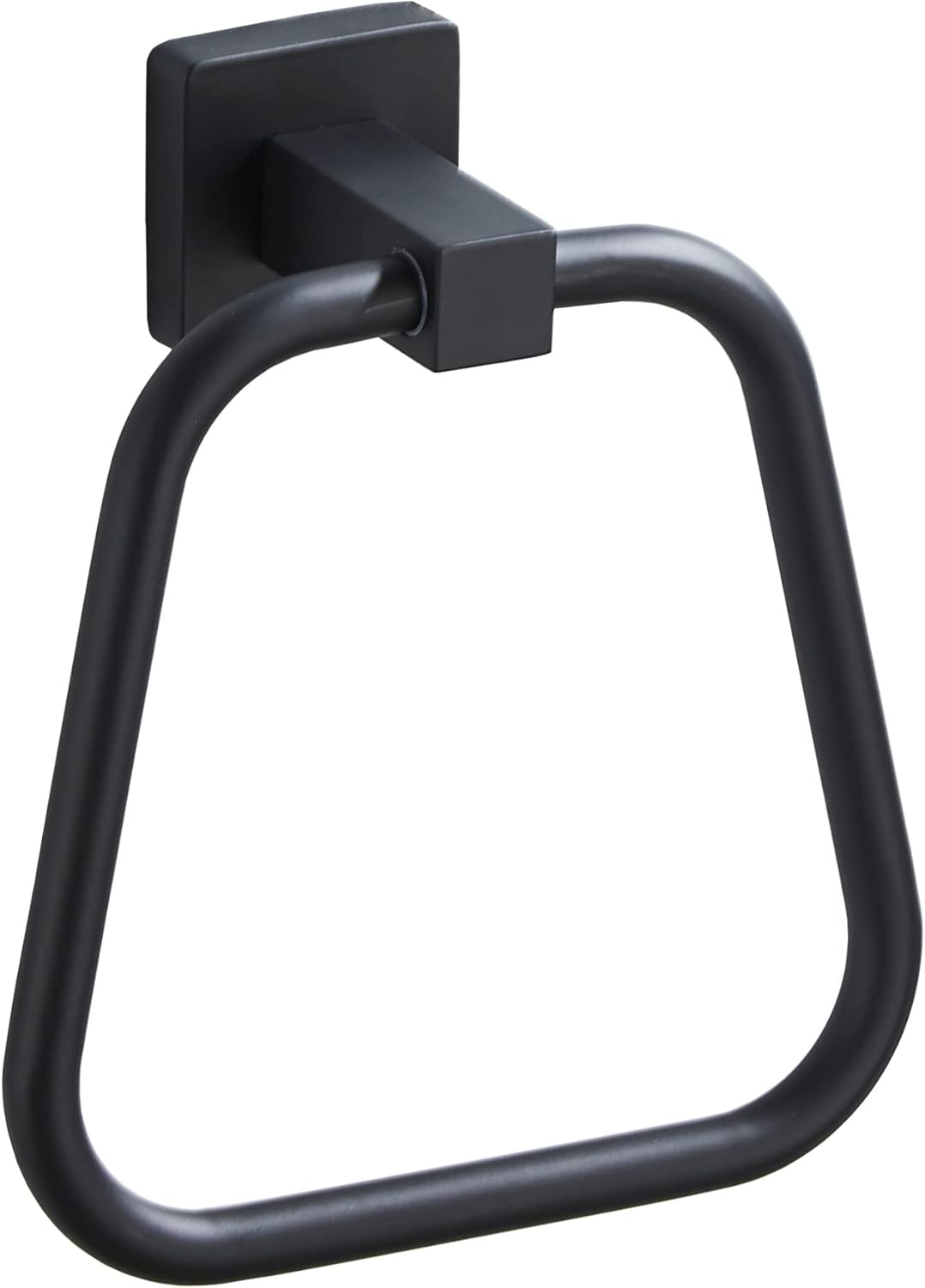 Matte Black Towel Ring for Bathroom, Kitchen Bath Towel Holder Hangers Wall Moun...