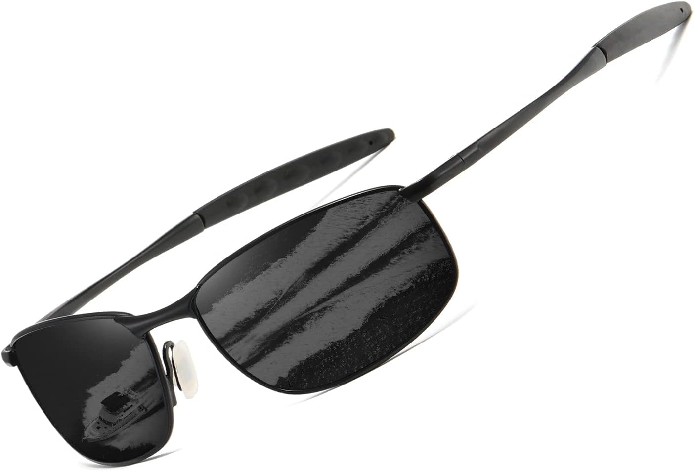 AEVOGUE Polarized Sunglasses For Men Rectangle Metal Frame Retro Sun Glasses AE0...