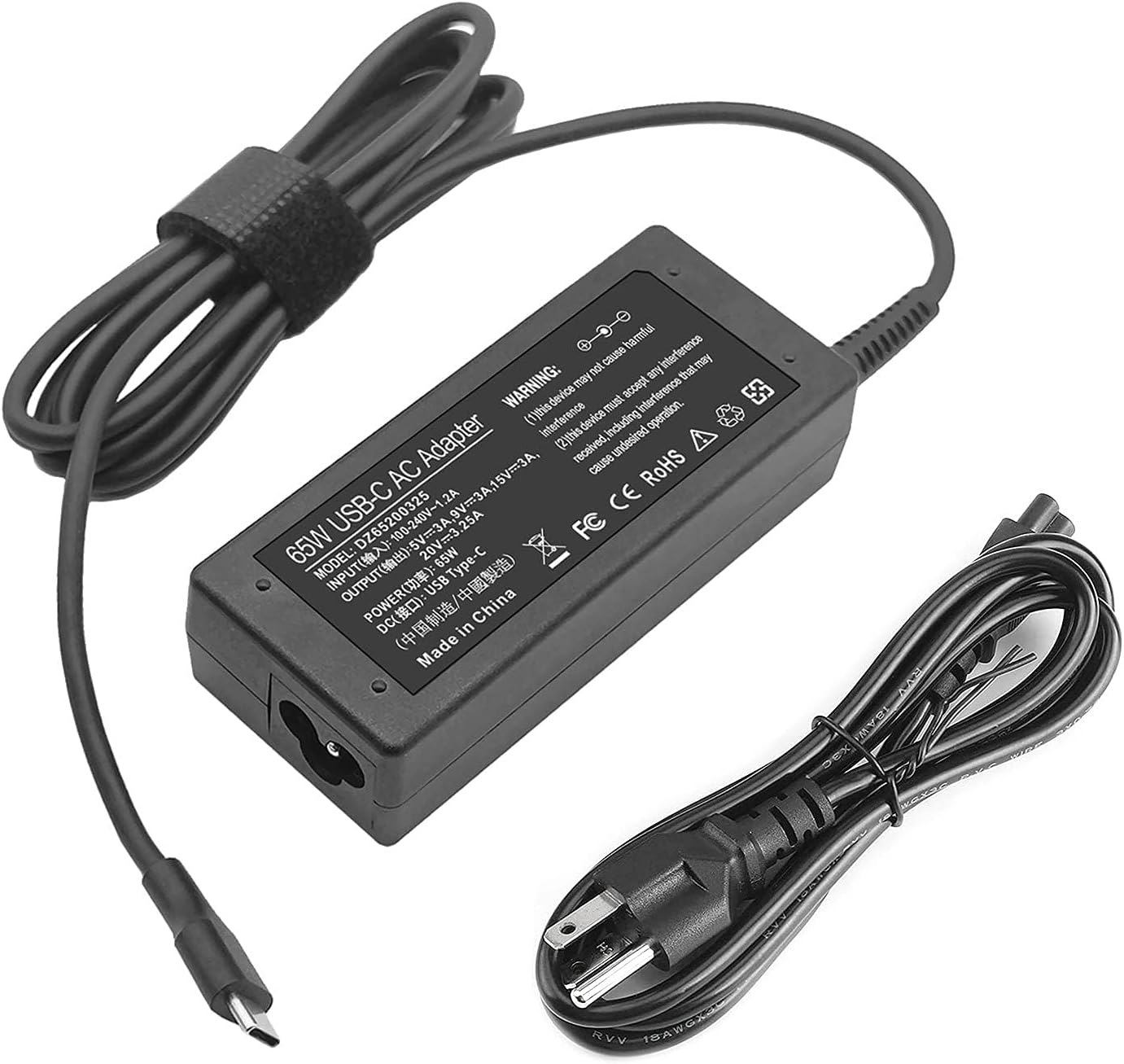 65W 45W USB C Chromebook Charger for HP, Lenovo, Dell, Acer, Asus, Samsung, Univ...