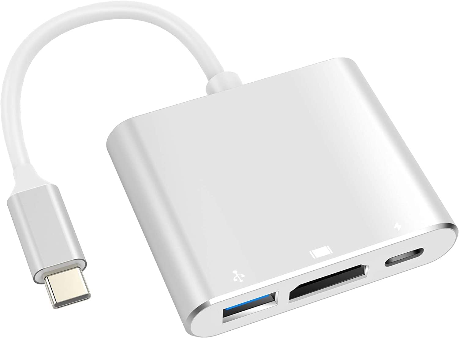 Battony USB C to HDMI Adapter - 4K Multiport AV Converter for MacBook Pro/Air, i...