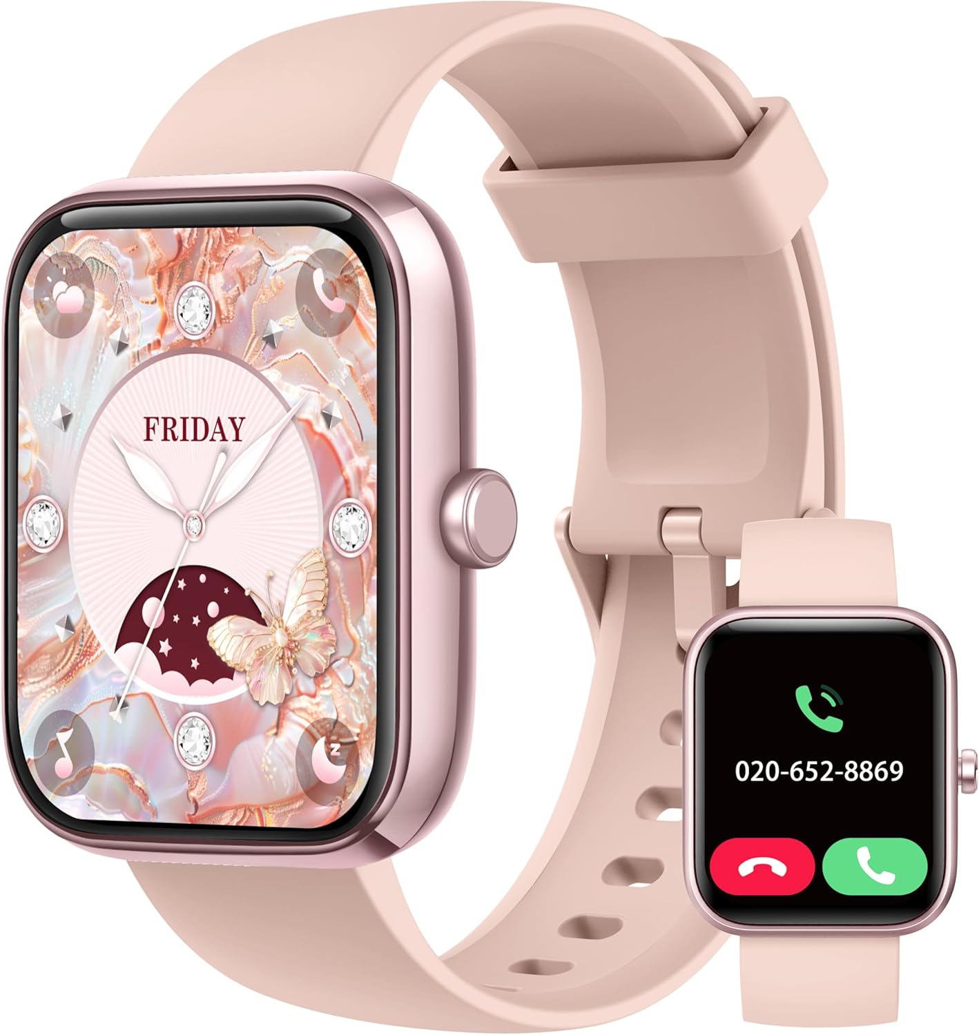 Smart Watch, 1.83'' Alexa Smartwatch Women Men Answer Make Calls, 100+ Sports Fi...