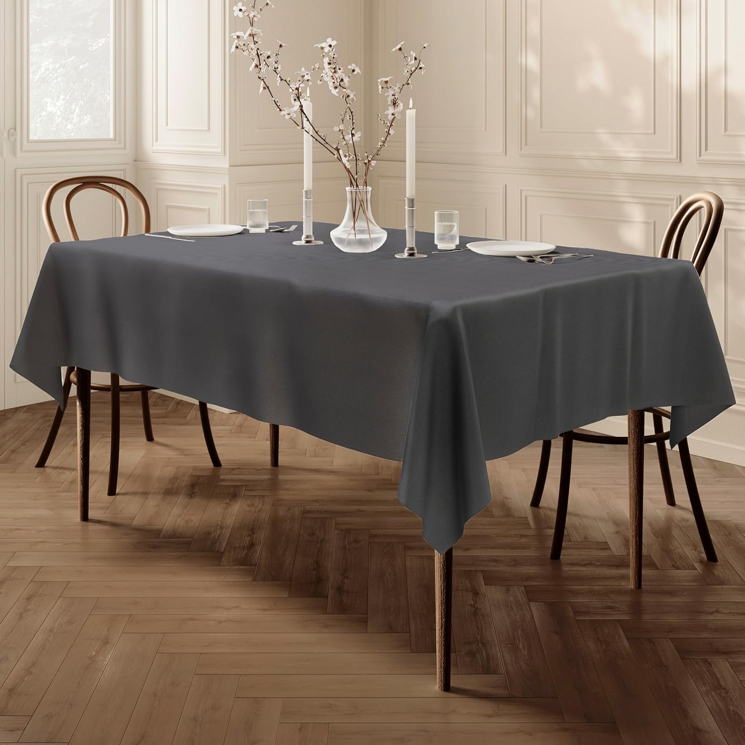 Home Direct Extra Large Rectangular Fabric Tablecloth Table Cover 150x250cm 59"x...