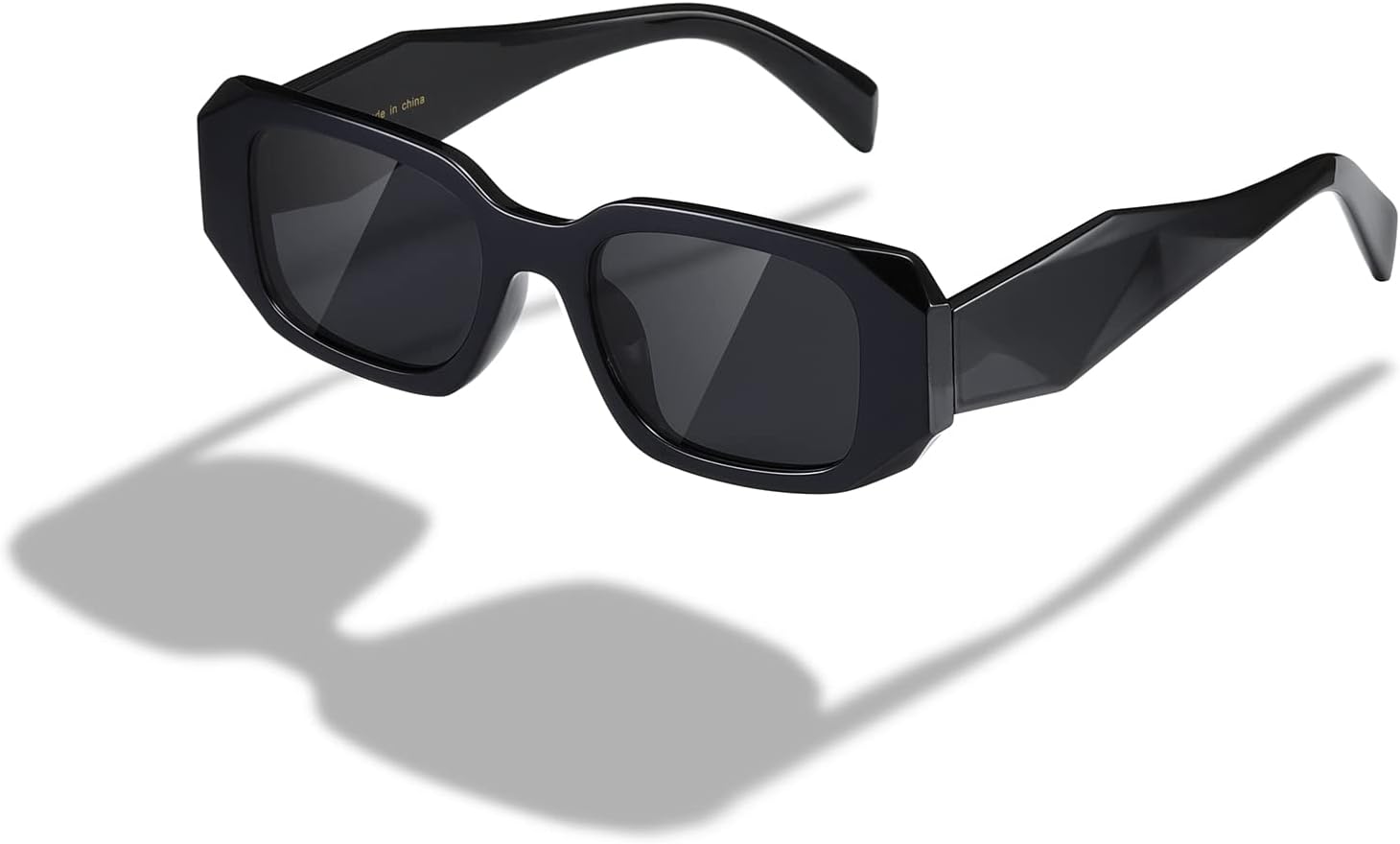 kimorn Rectangle Sunglasses for Women Men Trendy Retro Trendy Sun Glasses 90’s V...