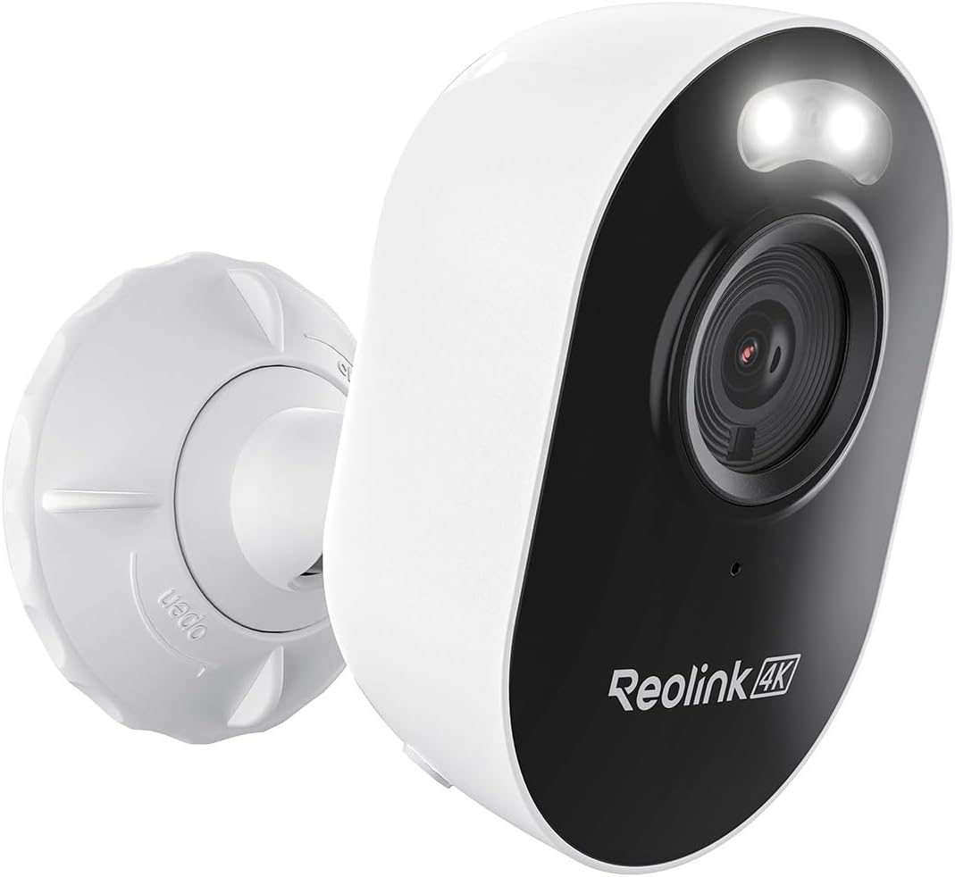 REOLINK 4K Outdoor Security Camera, 2.4/5GHz Wi-Fi 6, AI Detection, Spotlight Co...