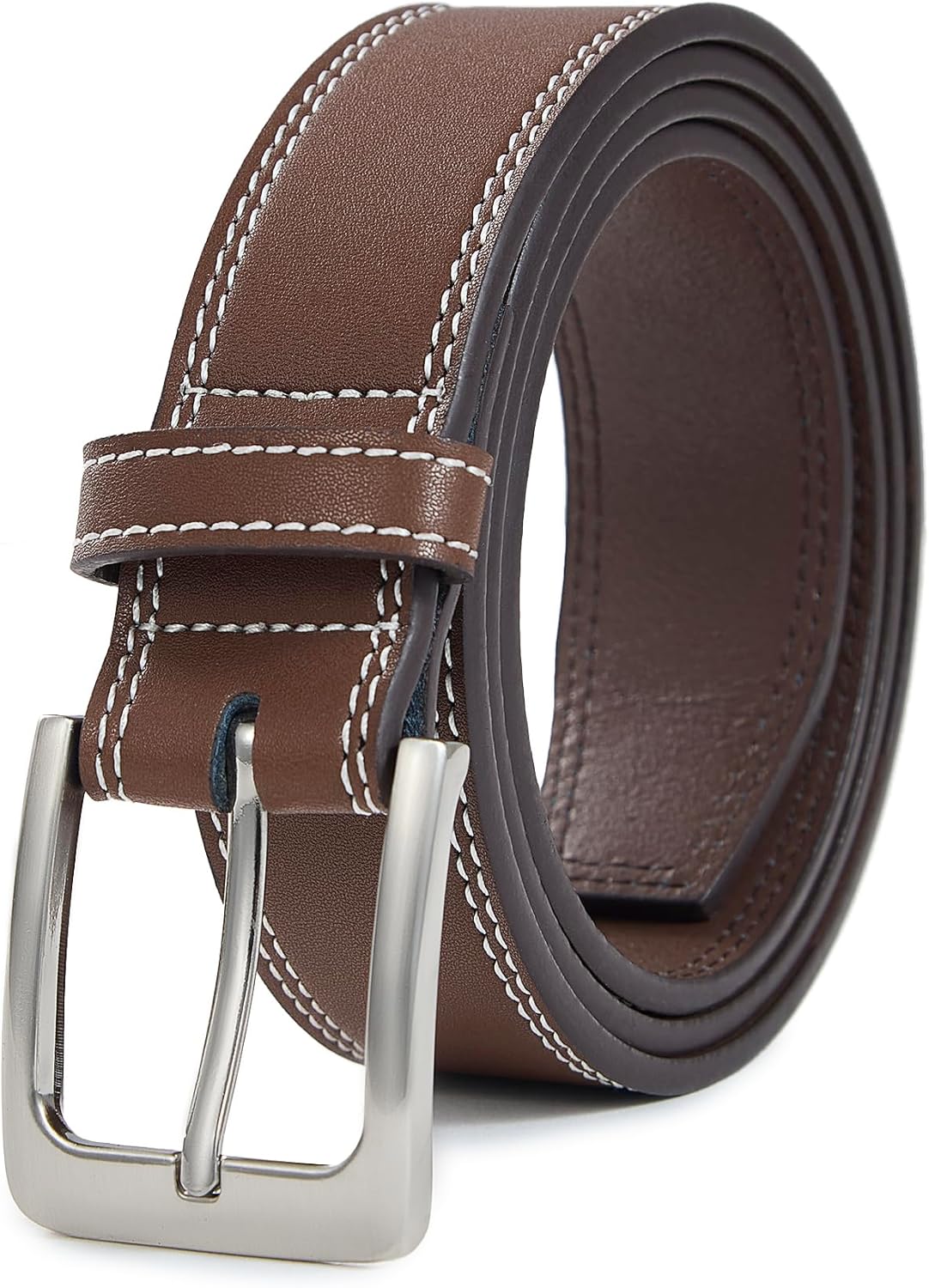 VATAN Men's Genuine Leather Dress Belts, Handmade Classic Every Day Leather Jean...
