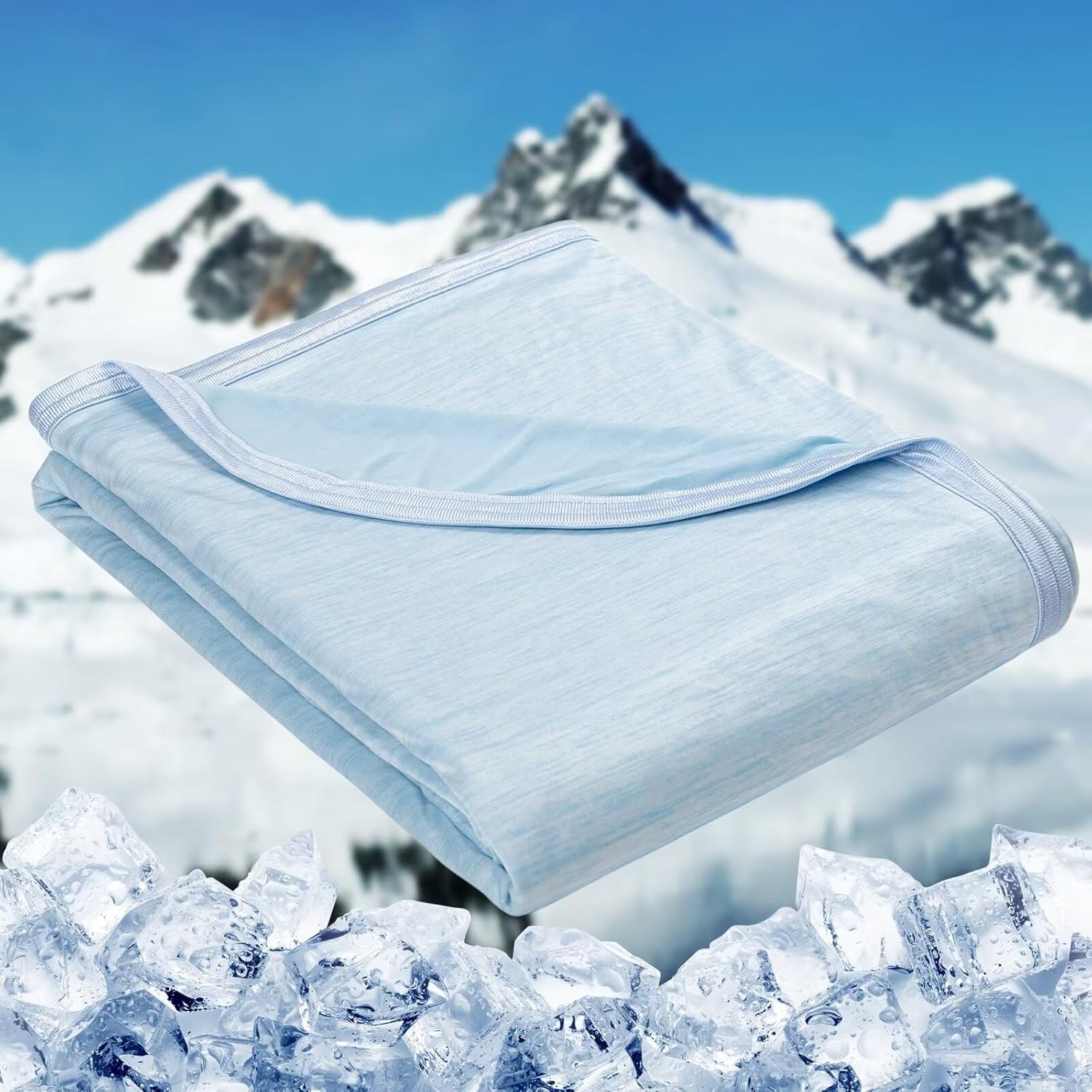 HOMFINE Cooling Blankets for Hot Sleepers - Summer Blanket Thin Lightweight Brea...