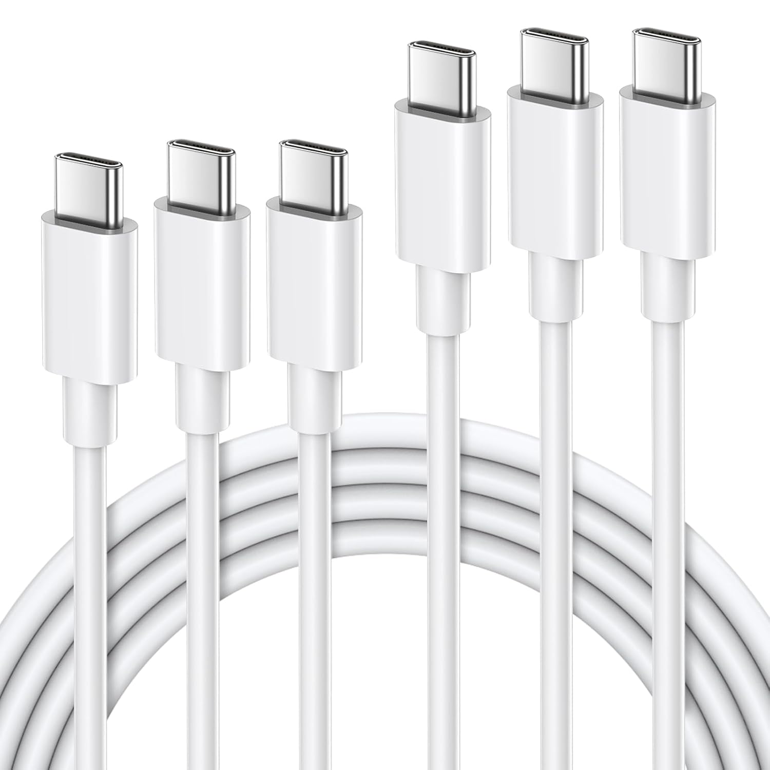 Quntis 3Pack USB C to USB C Charger Cable 60W, Type C to Type C Cable Fast Charg...