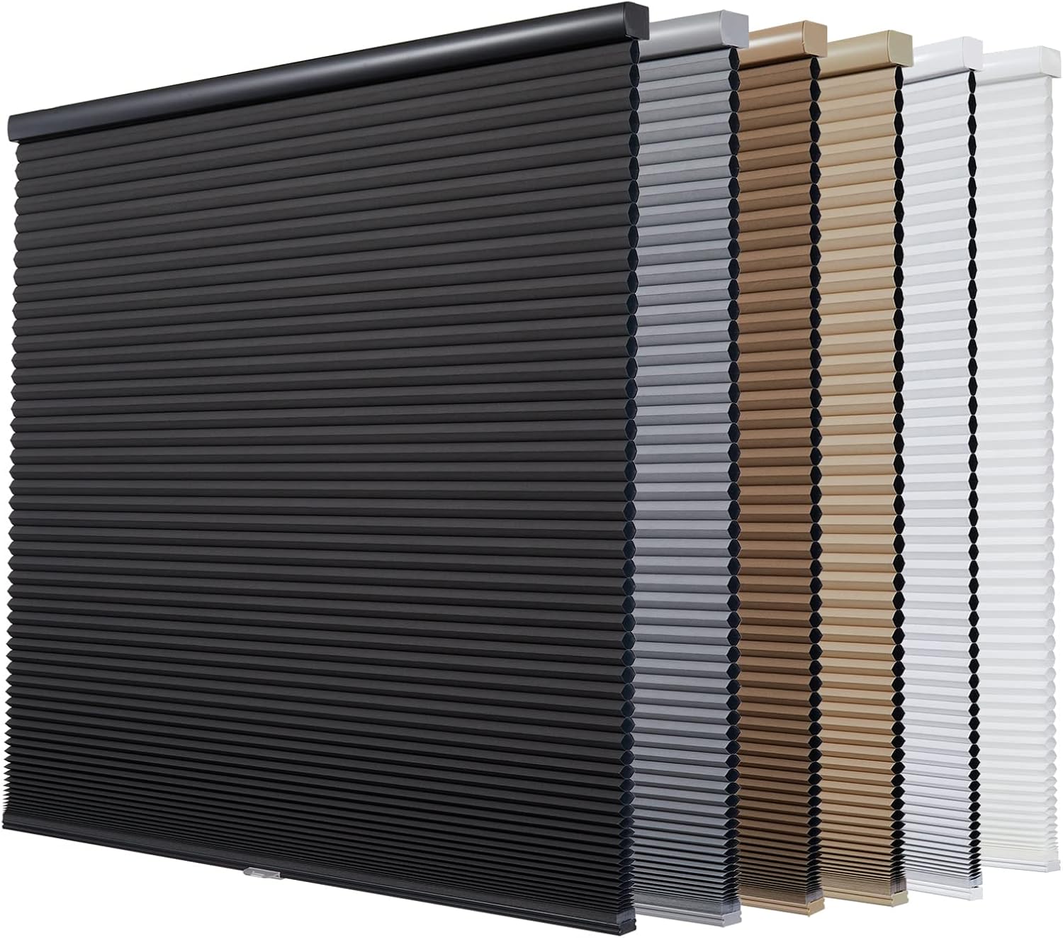 Persilux Custom Size Blackout Cellular Shades Cordless Window Blinds & Shades Ho...