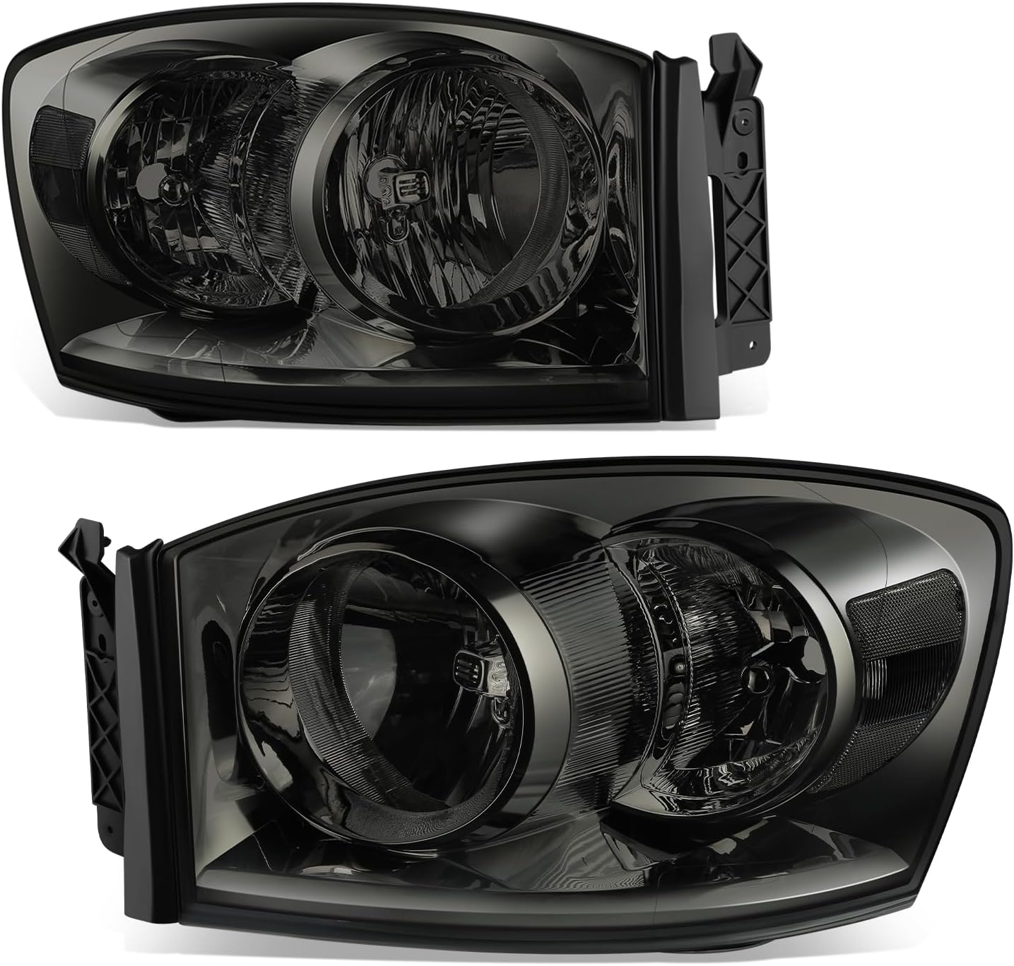 Auto Dynasty Headlights Assembly Compatible with 2006 2007 2008 2009 Dodge Ram 1...