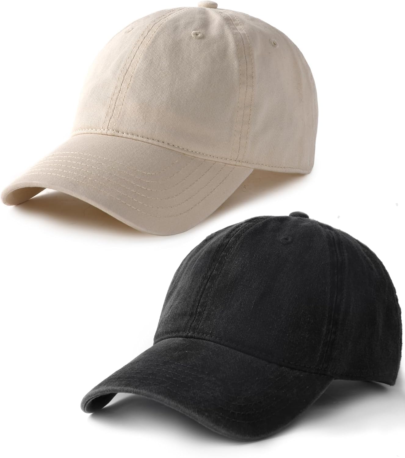 FURTALK Unisex Vintage Washed Unstructured Baseball Cap Washed Cotton Adjustable...