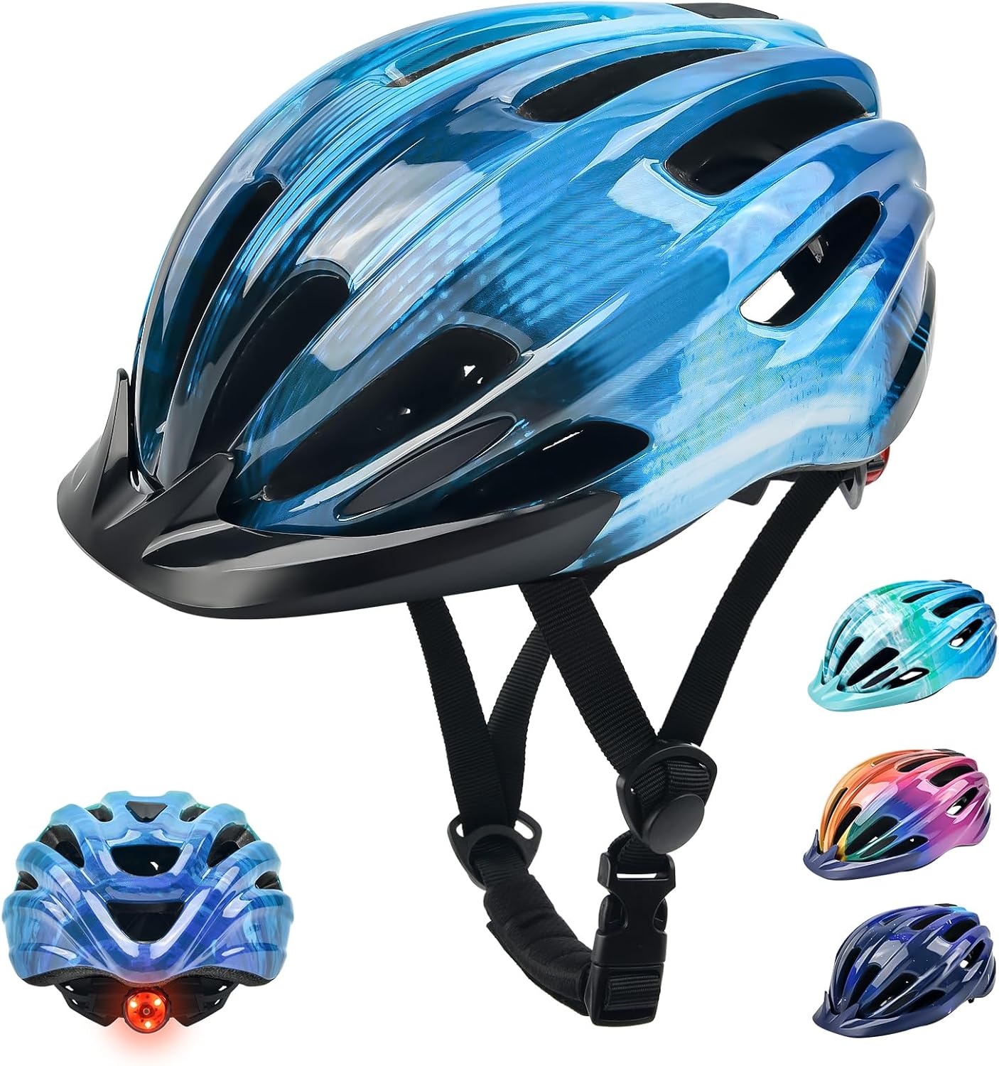 Kids Bike Helmet, Bike Helmets for Kids with Light...