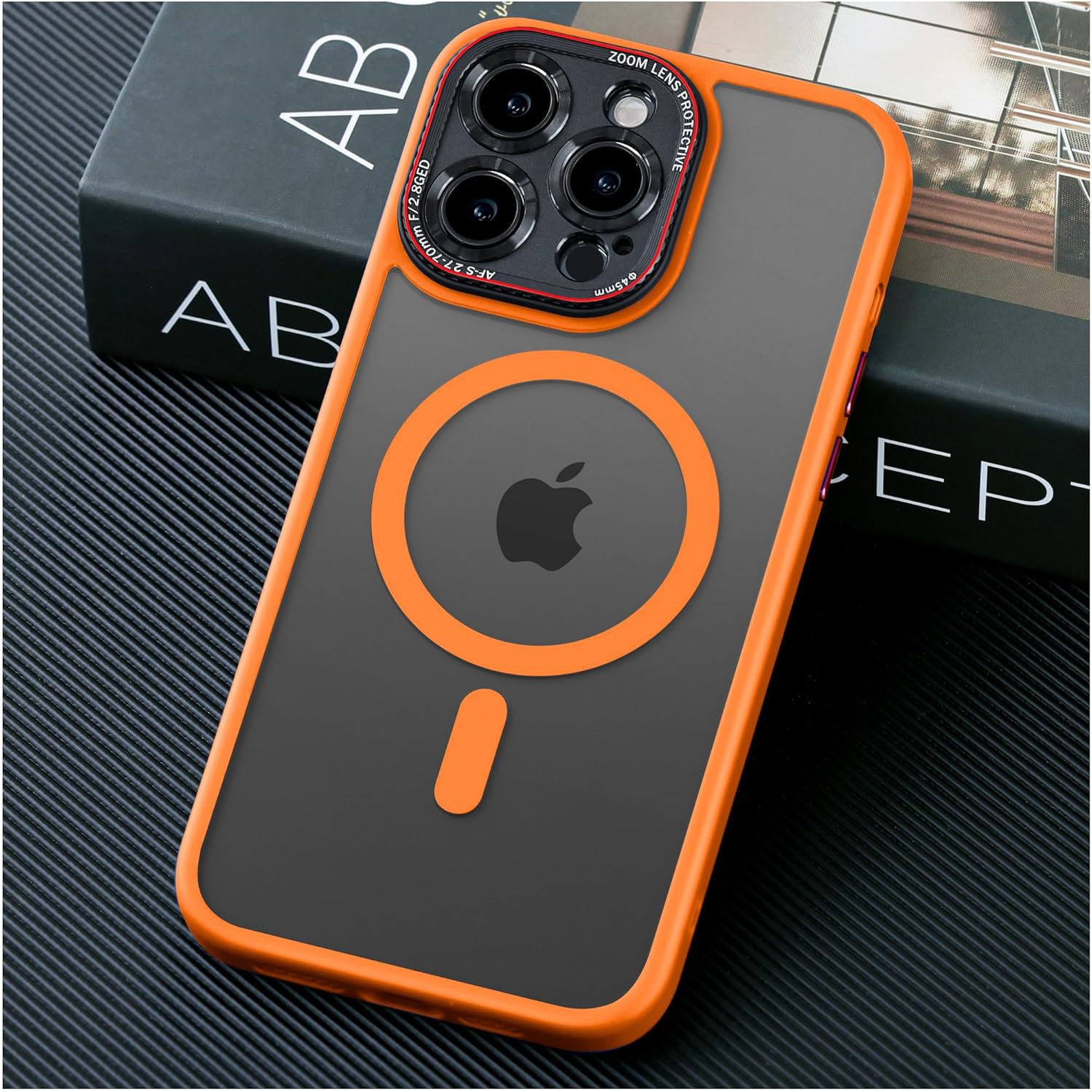 JUESHITUO for iPhone 16 Pro Max Case for MagSafe, [Integrated Camera Lens Protec...