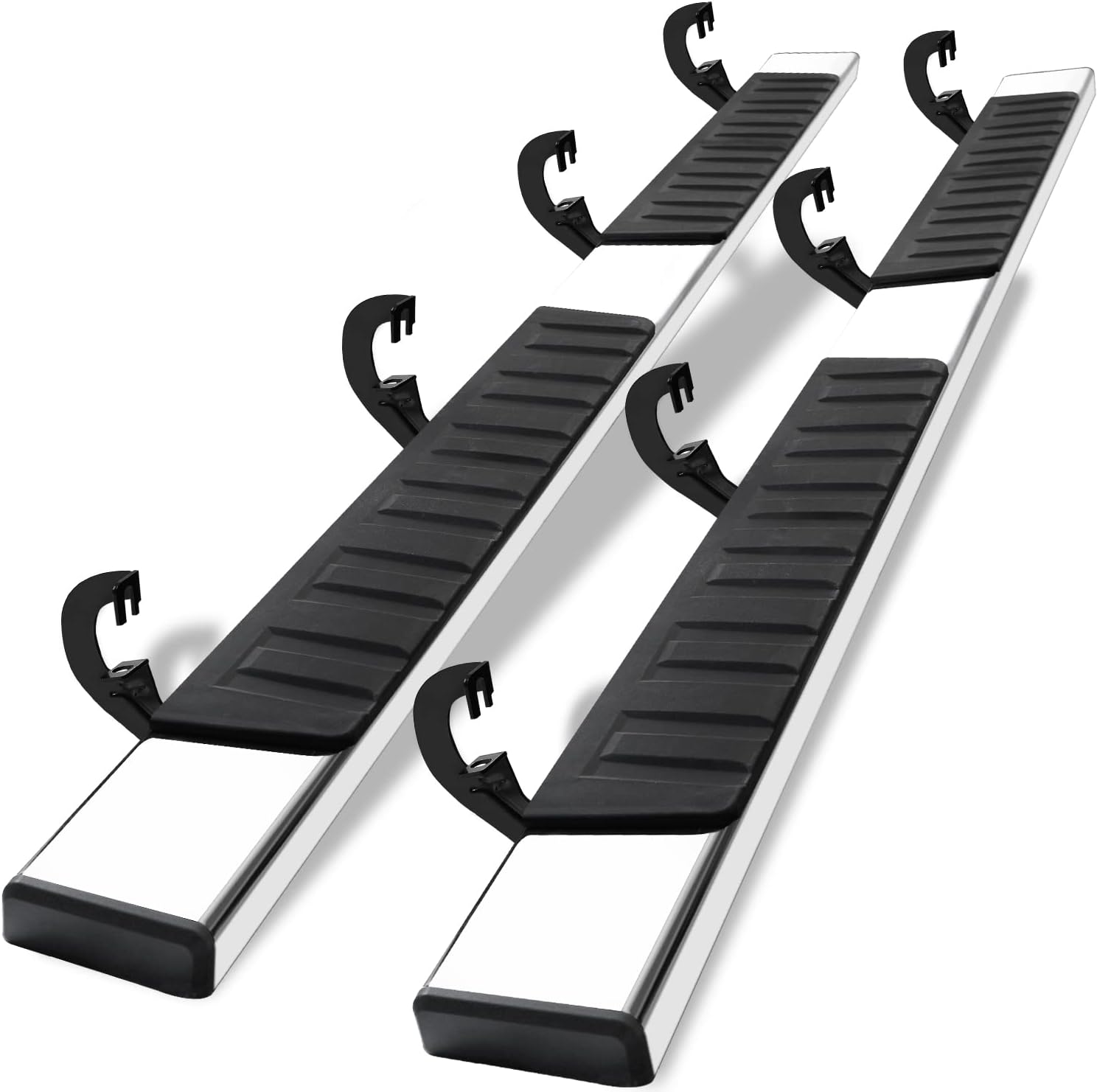 COMNOVA 6" Running Boards Compatible with 07-18 Chevy Silverado/GMC Sierra 1500...