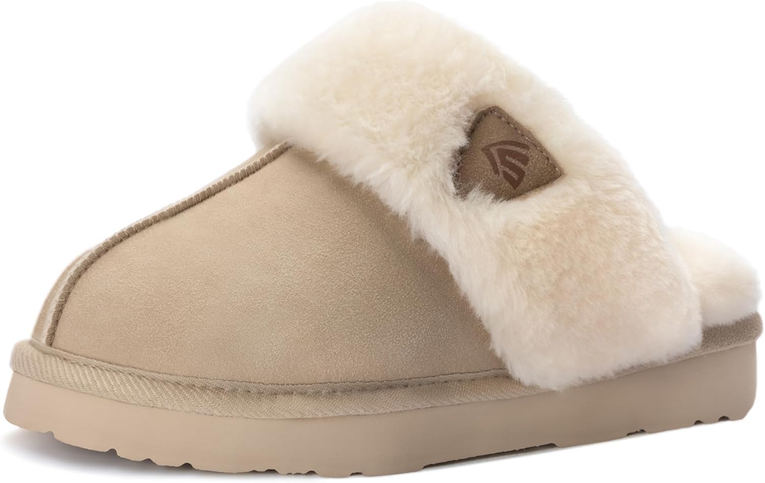 LazyStep Women's Fuzzy House Slippers, Slip on Warm Indoor and Outdoor House Sho...